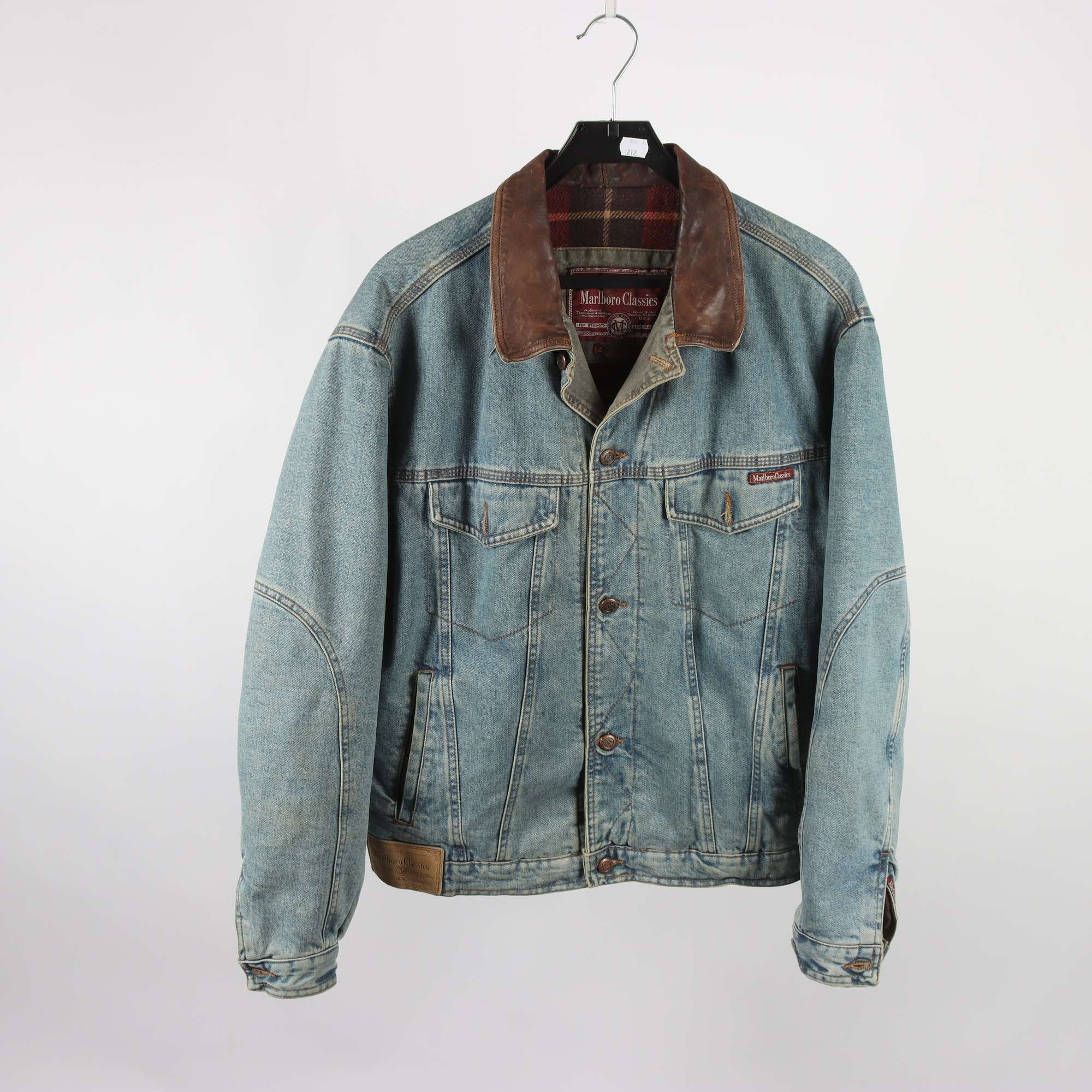 Jeansjacka, Marlboro Classics, blå, stl. M
