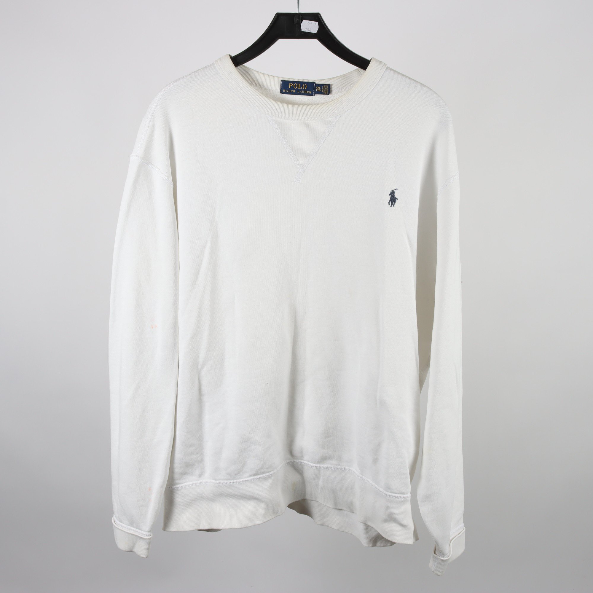 Sweatshirt, Polo Ralph Lauren, vit, stl. XXL