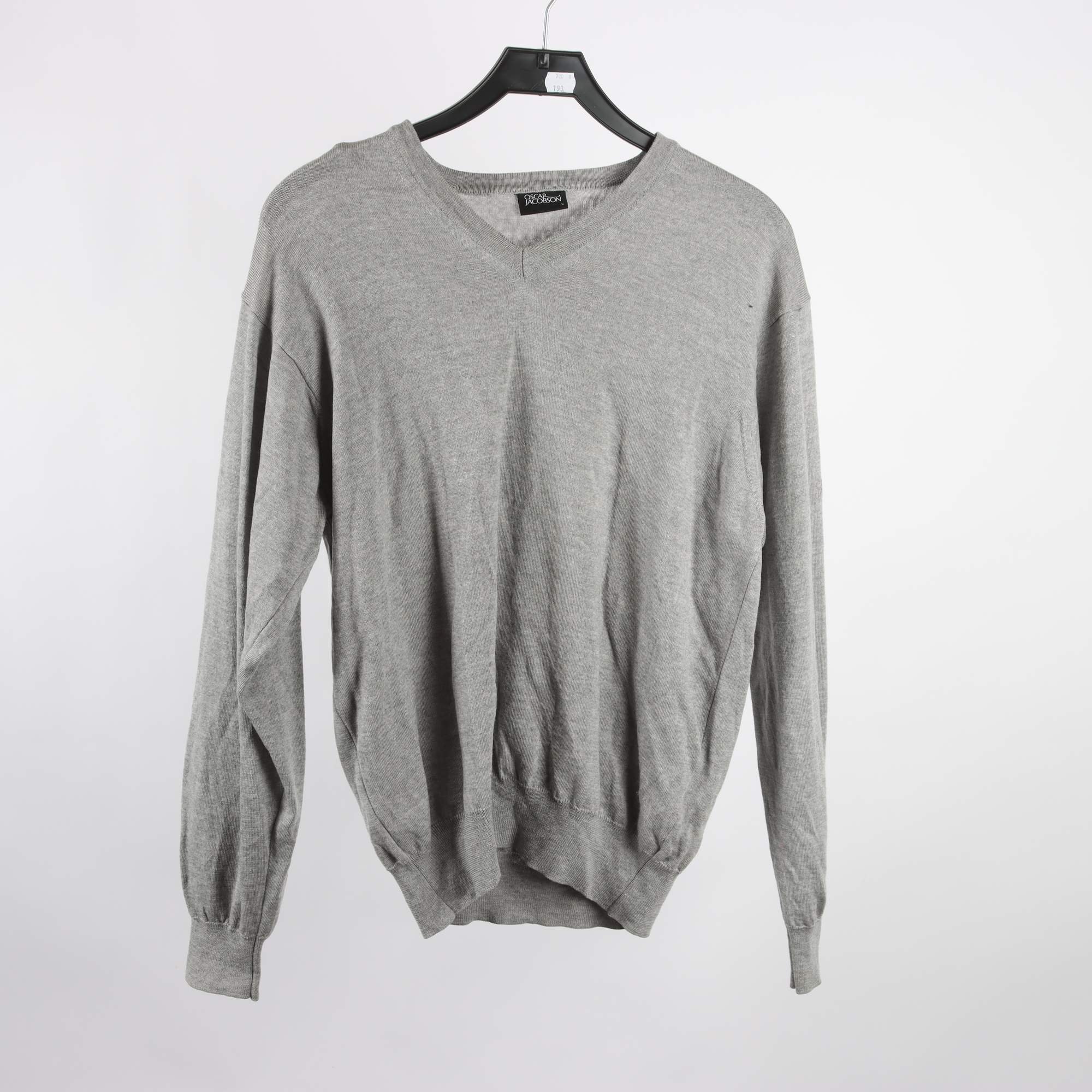 Tröja, Oscar Jacobson, grå, stl. L