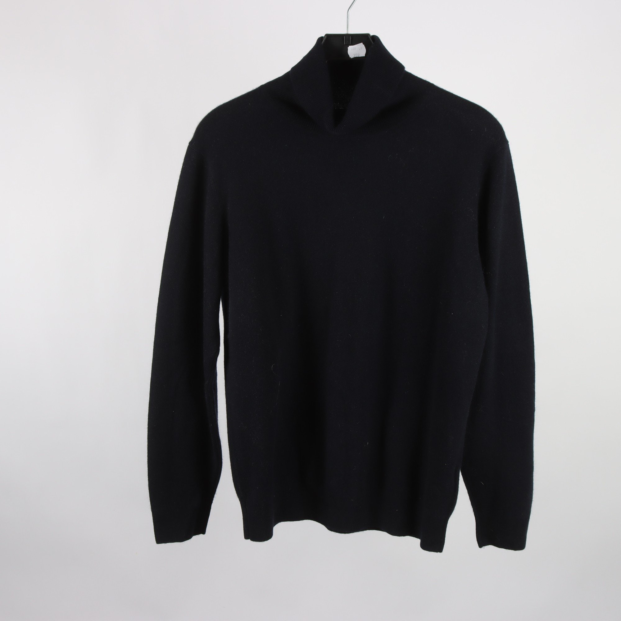 Polotröja, Uniqlo, blå, 100% cashmere, stl. M.