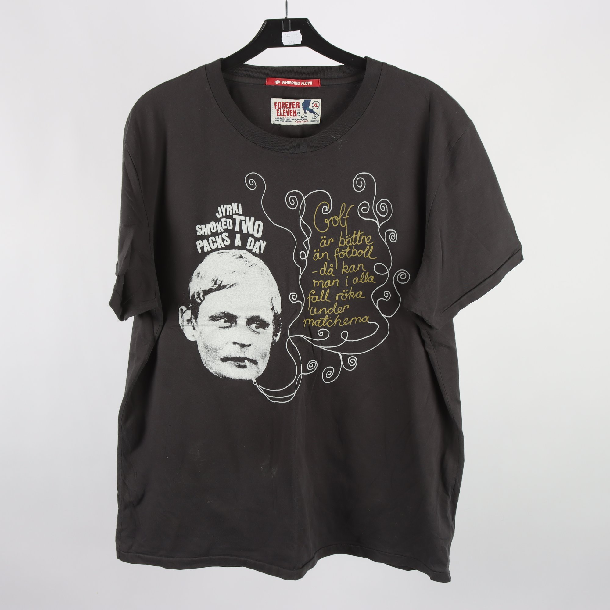 T-shirt, Forever Eleven, Whipping Floyd, grå, stl. XL.