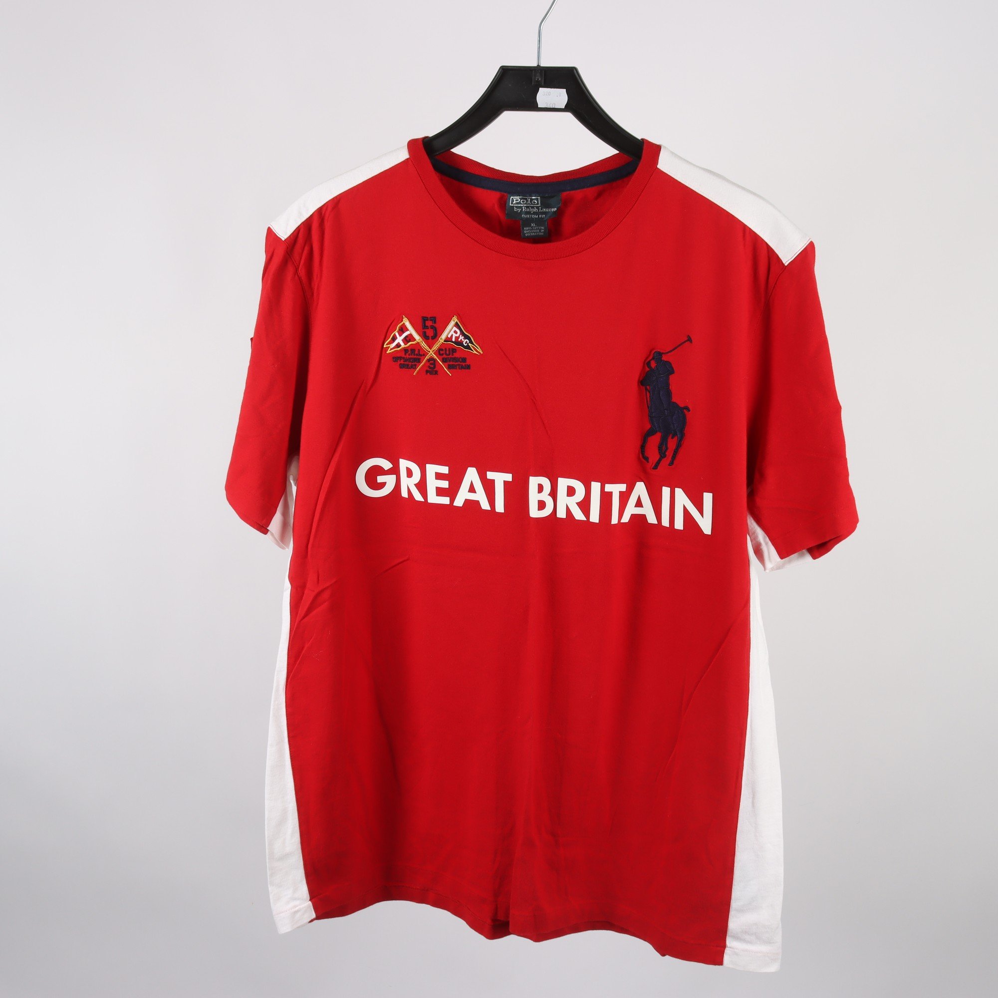 T-shirt, Polo Ralph Lauren, Ocean Challenge, röd, stl. XL.