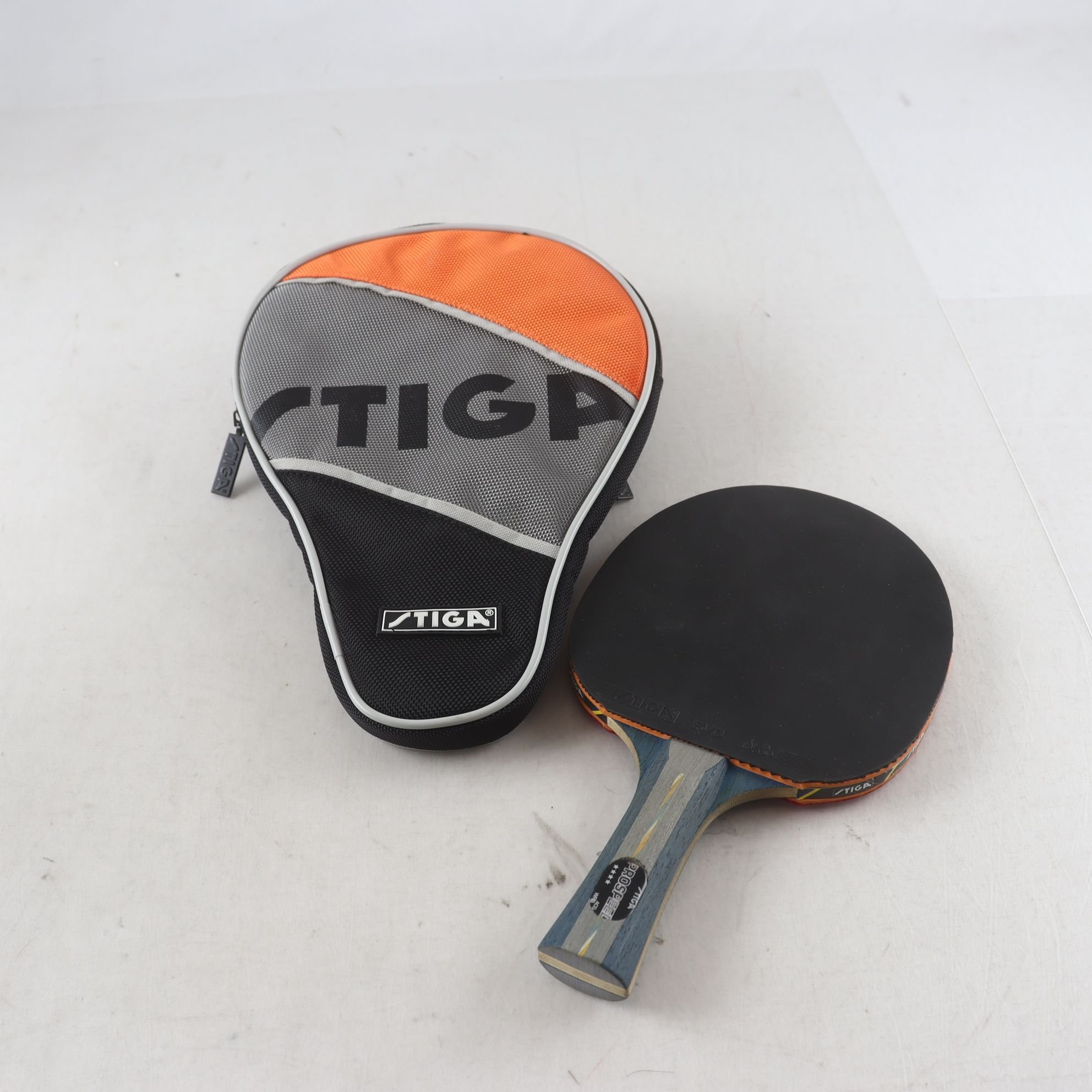 Pingisracket, Stiga prospeed, 5 stars,med fodral och bollar.