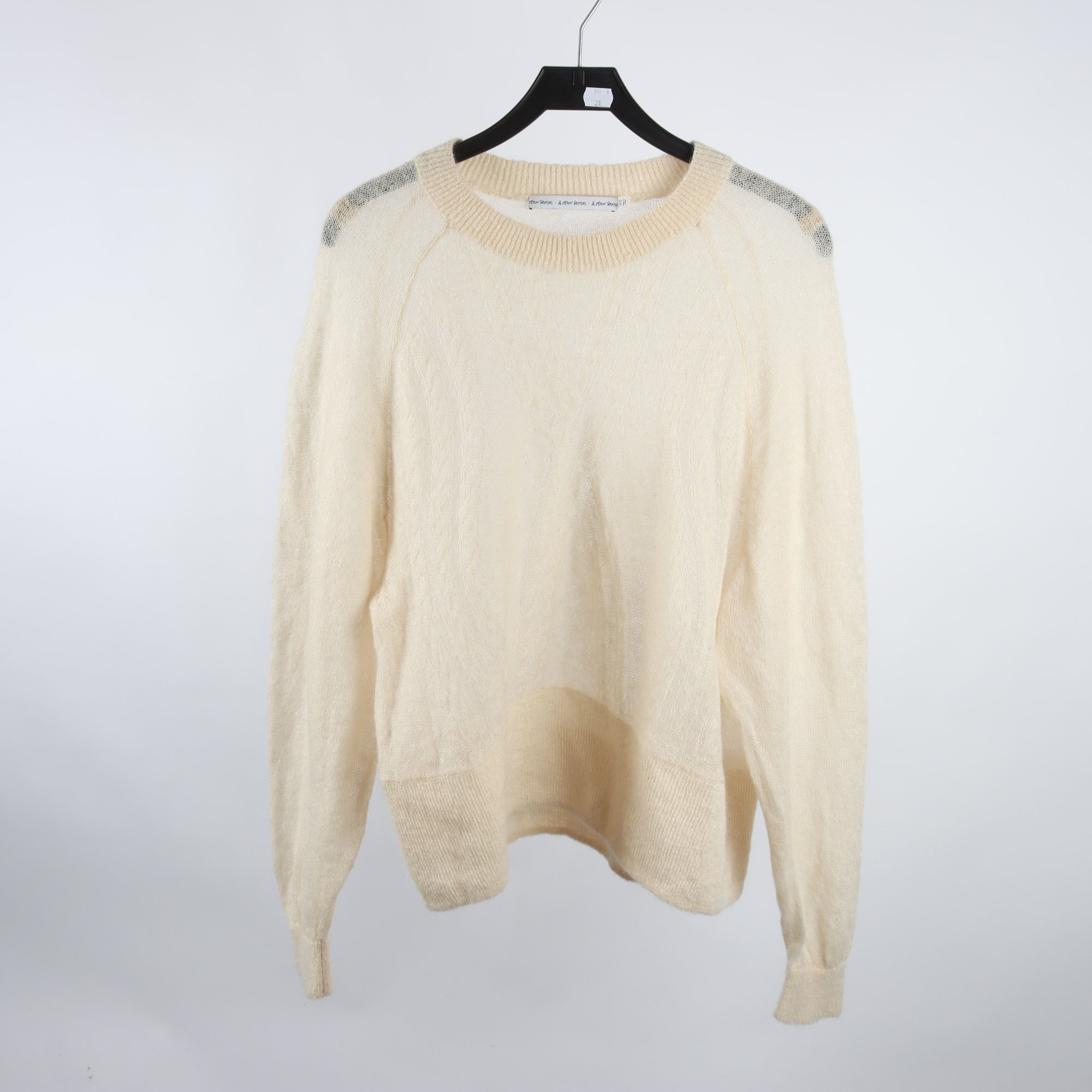 Tröja, & Other Stories, ljusbeige, stl. M