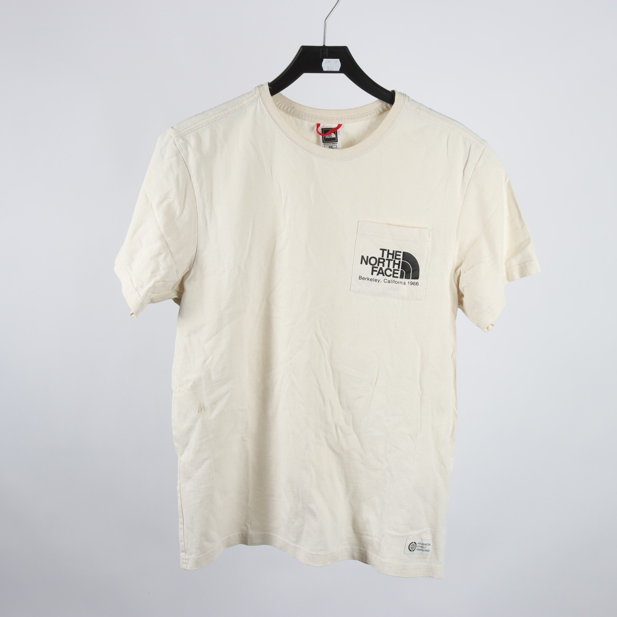 T-shirt, The North Face, vit, stl. M.