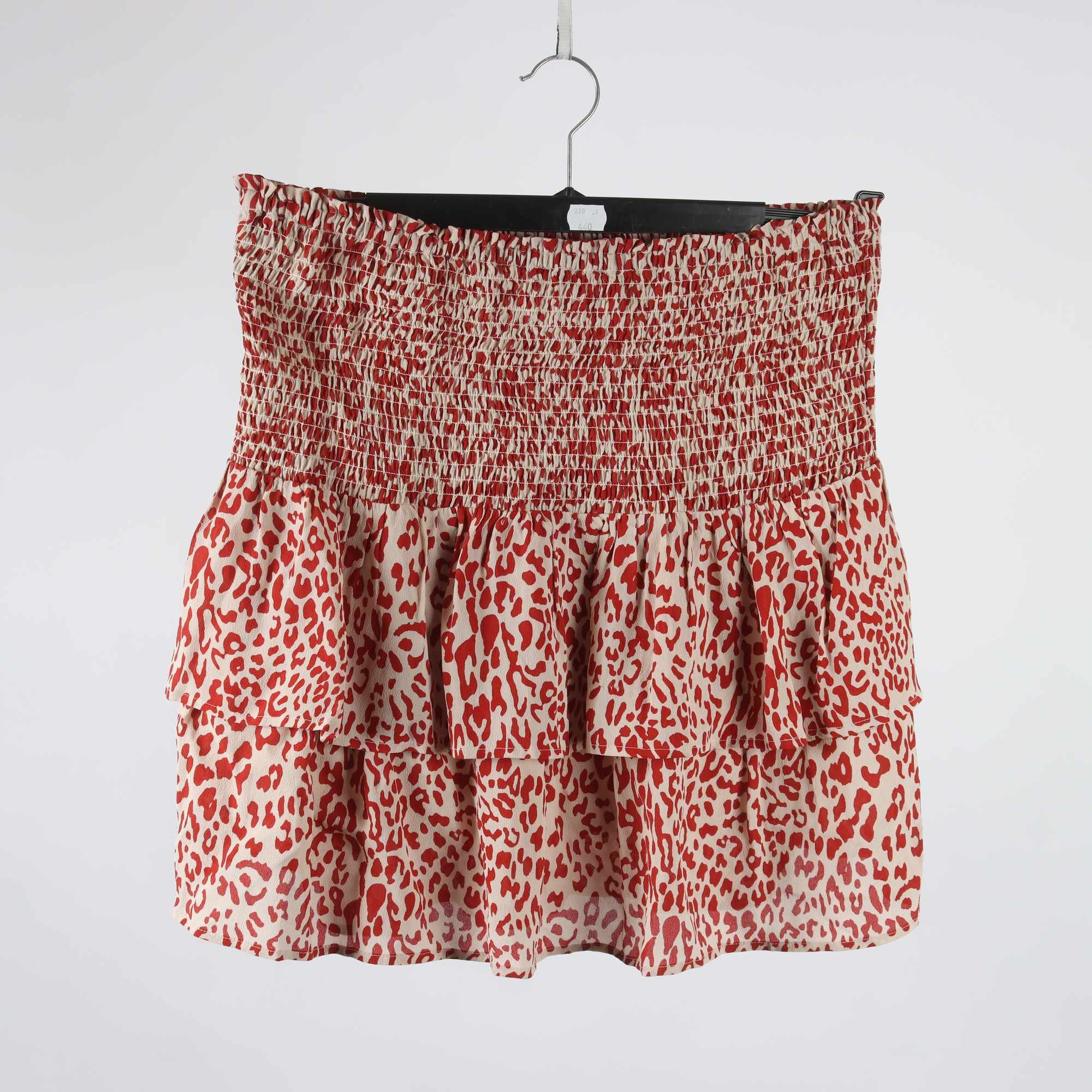 Kjol, Baum und Pferdgarten, vit, brun, stl. 38.