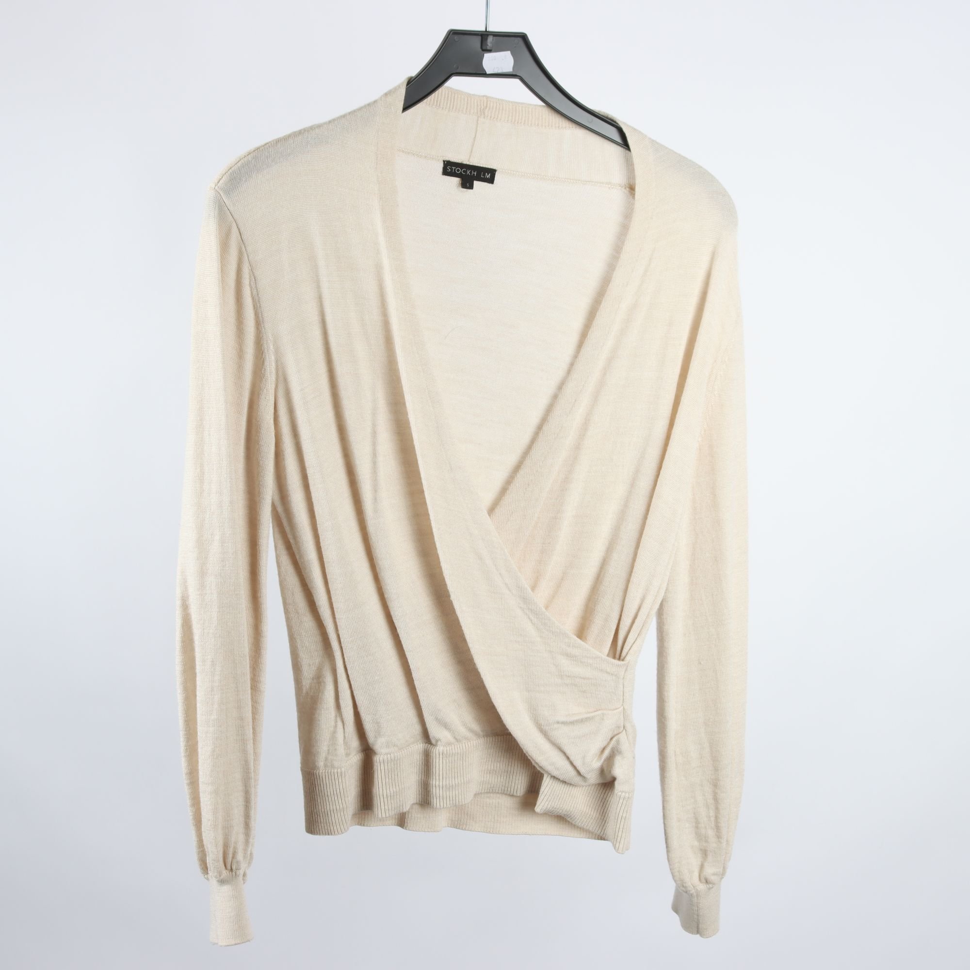 Tröja, Stockh LM, beige, 50% ull, stl. S.