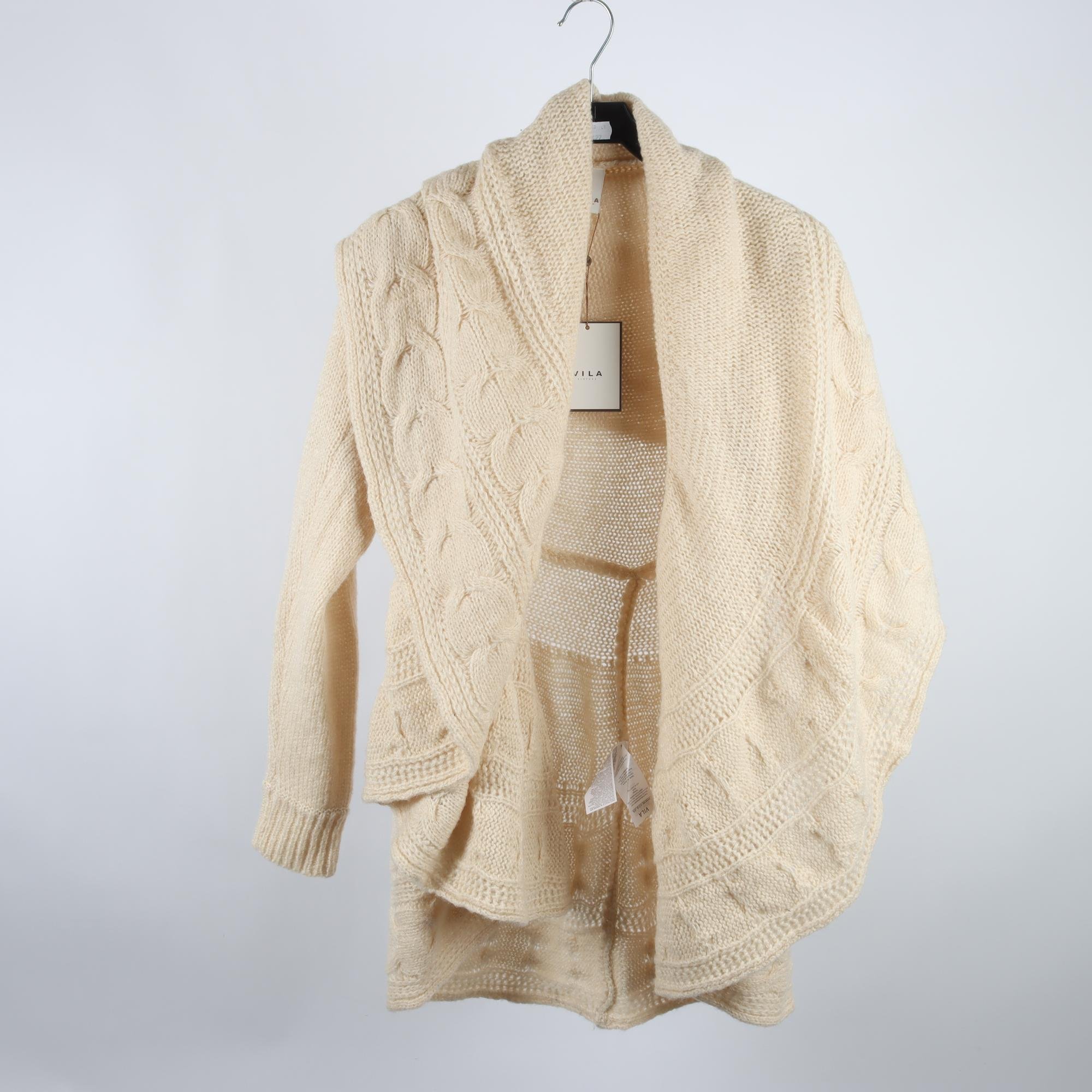 Kofta, Vila, beige, ull, mohair, stl. M.