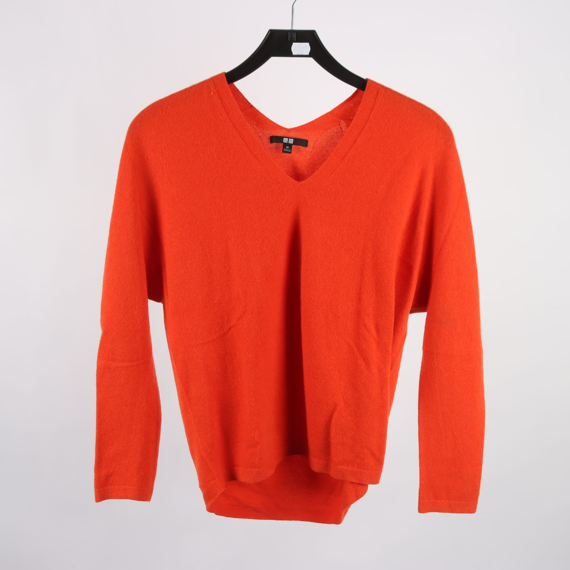 Tröja, Uniqlo, orange, 100% cashmere, stl. XS.