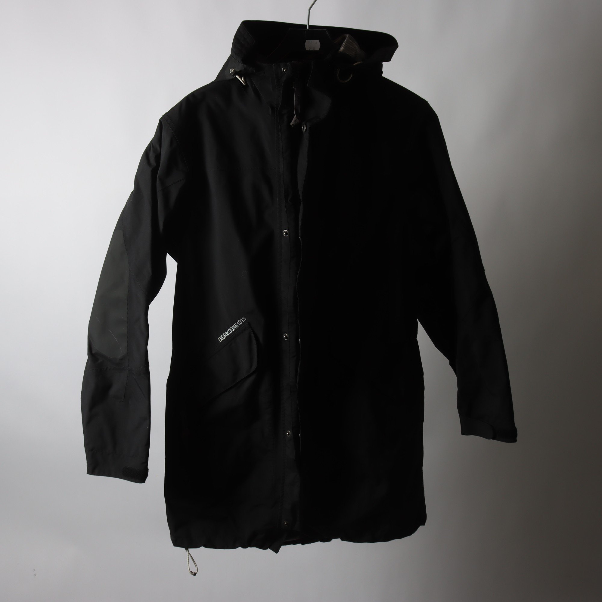 Vindjacka, Didriksons, svart, stl. S.