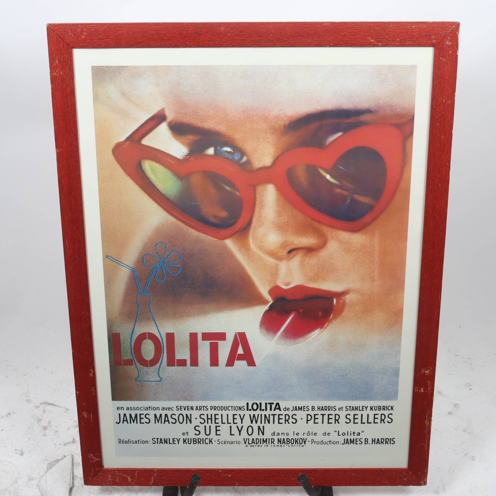 Tryck, filmaffisch, Lolita, James B Harris, Stanley Kubrick. Endast avhämtning.