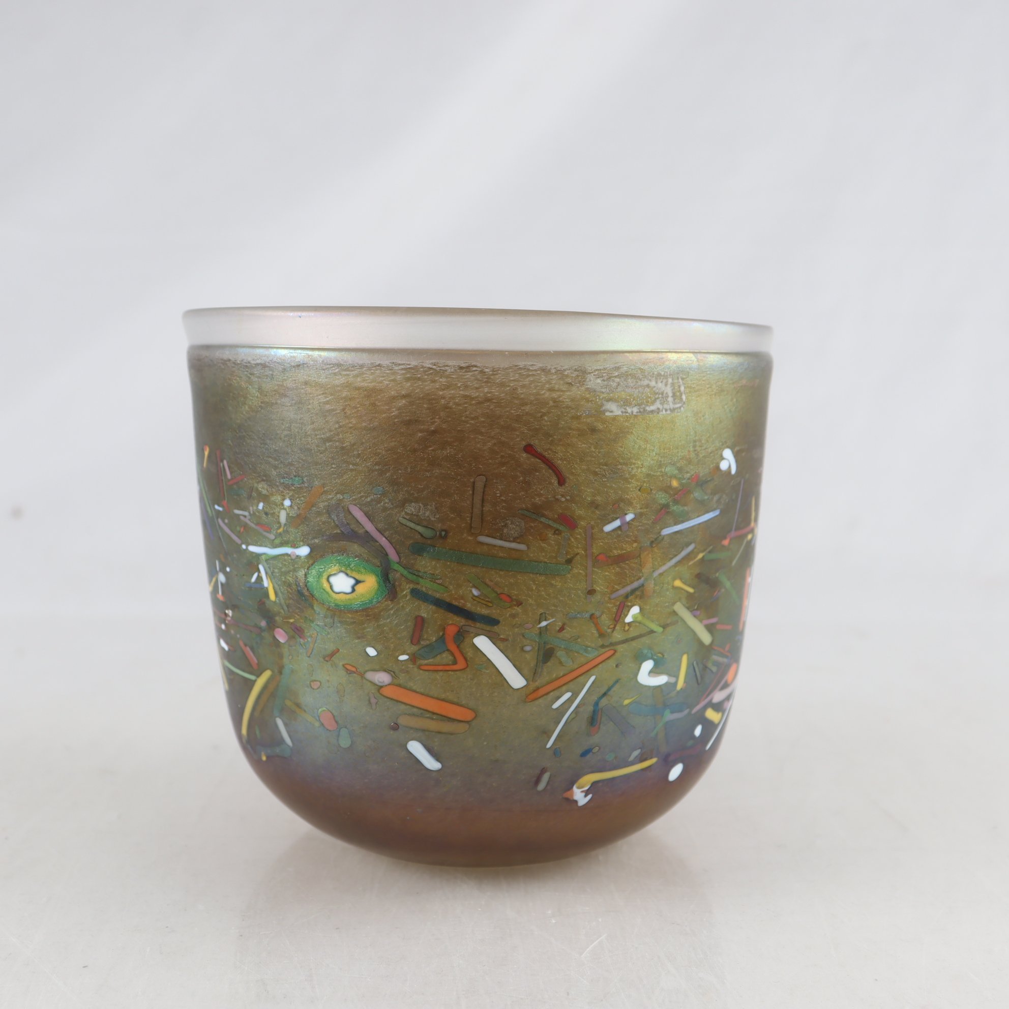 Skål, Tornado, Bertil Vallien, Kosta Boda, artist coll. signerad