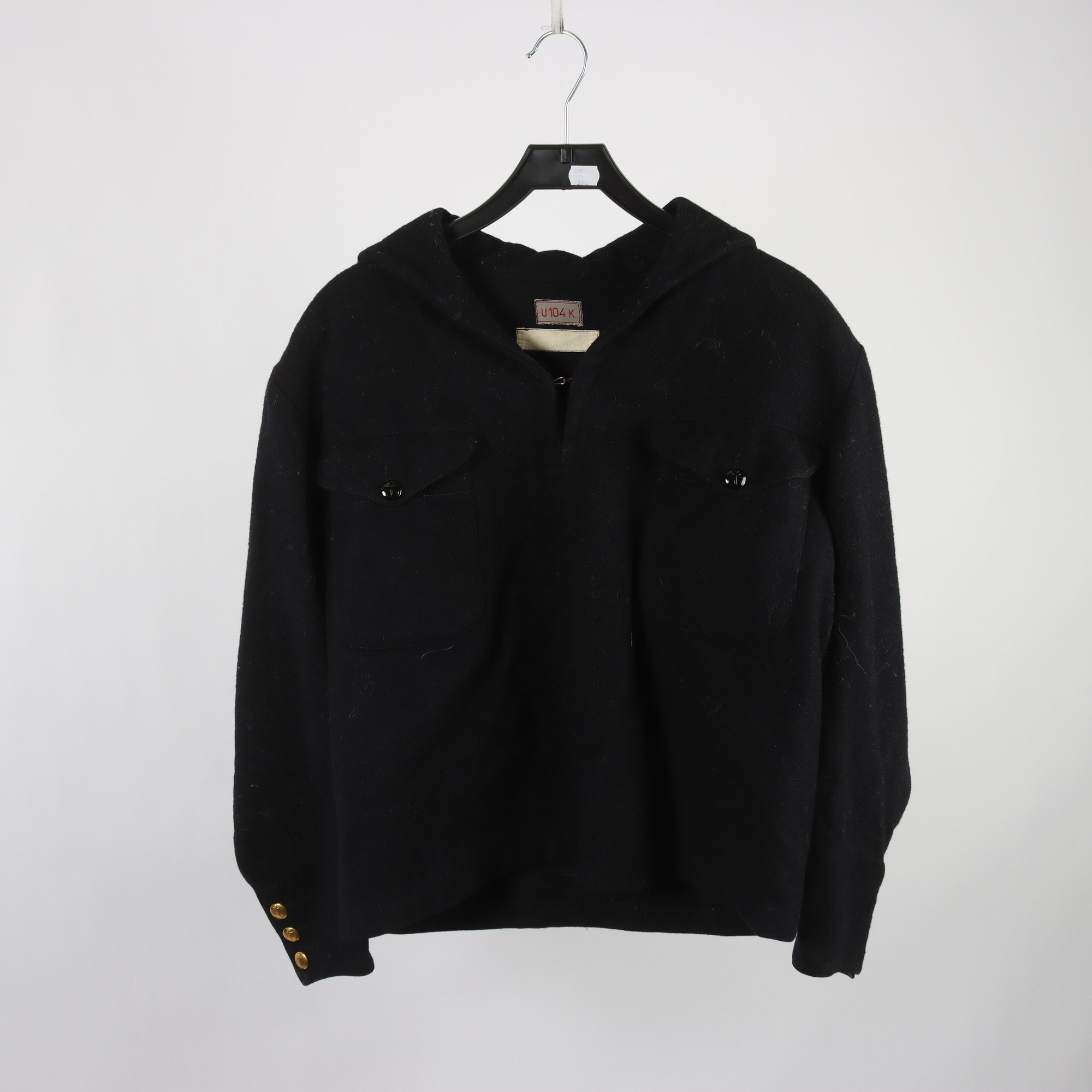 Bussarong, Marinen, blå, ull, stl. ca. M.