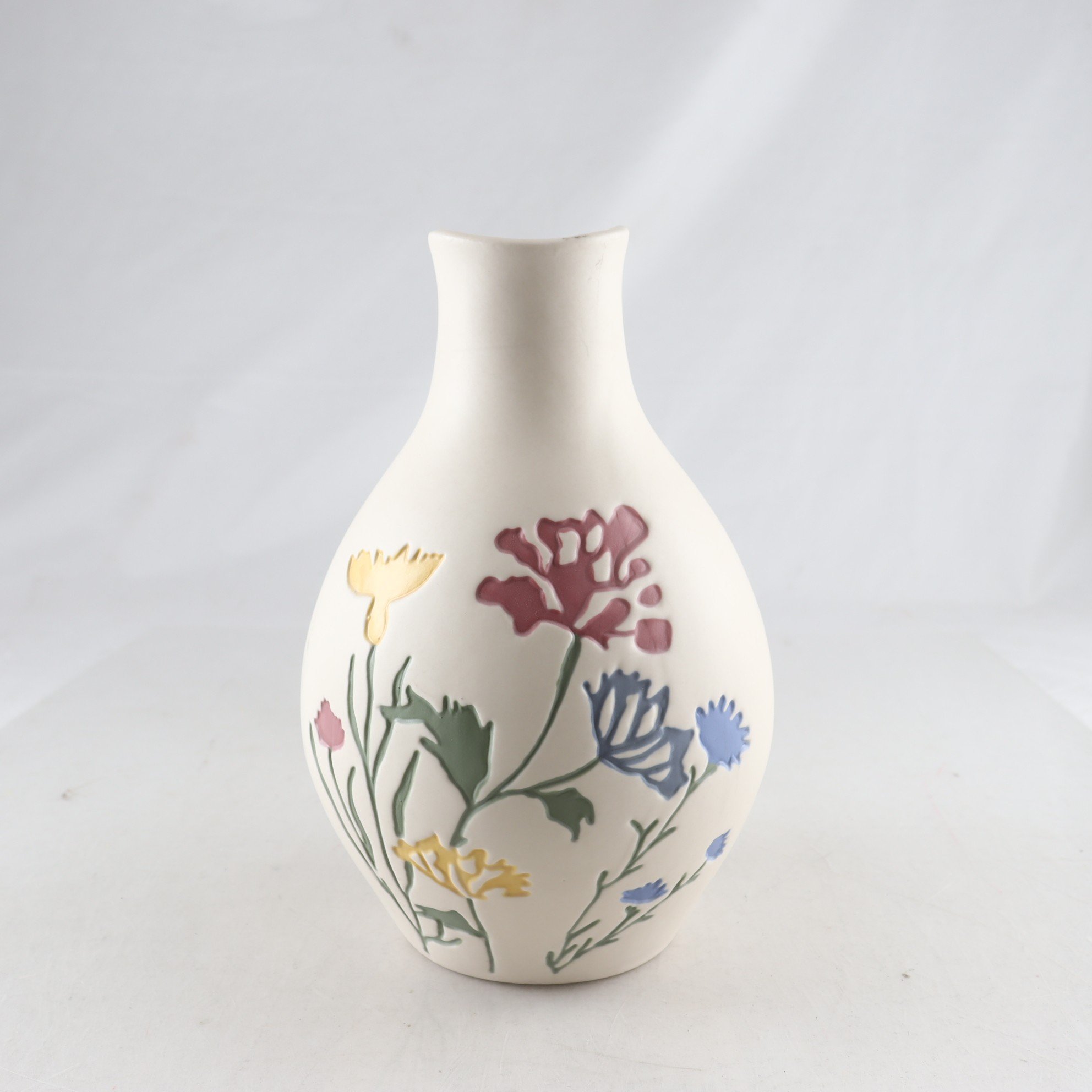 Vas, keramik, Stig Lindberg, fajans. Samfraktas ej.