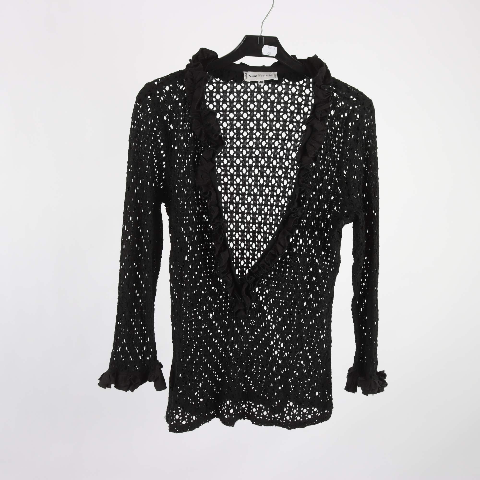 Tröja, Anne Fontaine, svart, stl. 40