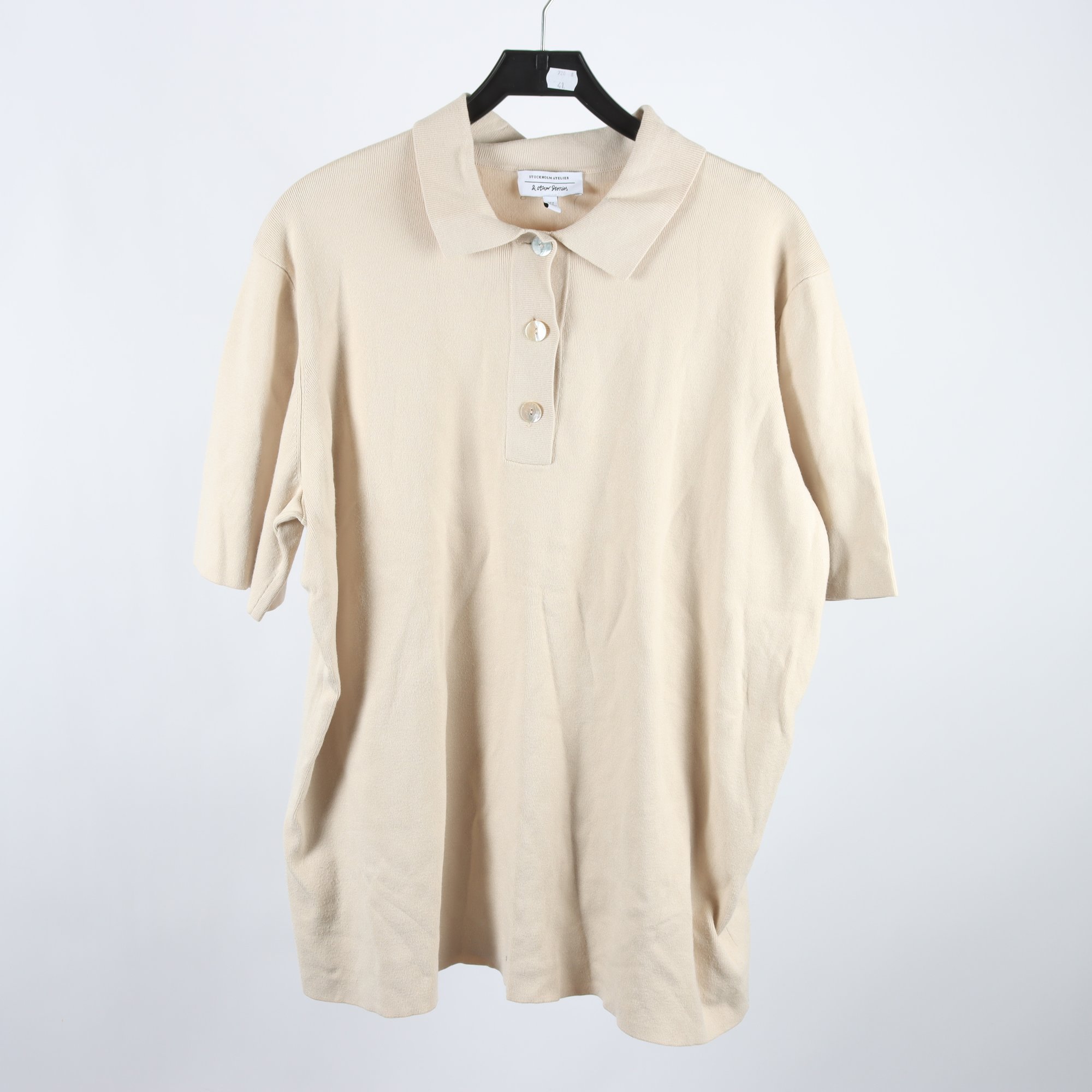 Tröja, & Other Stories, beige, stl. M