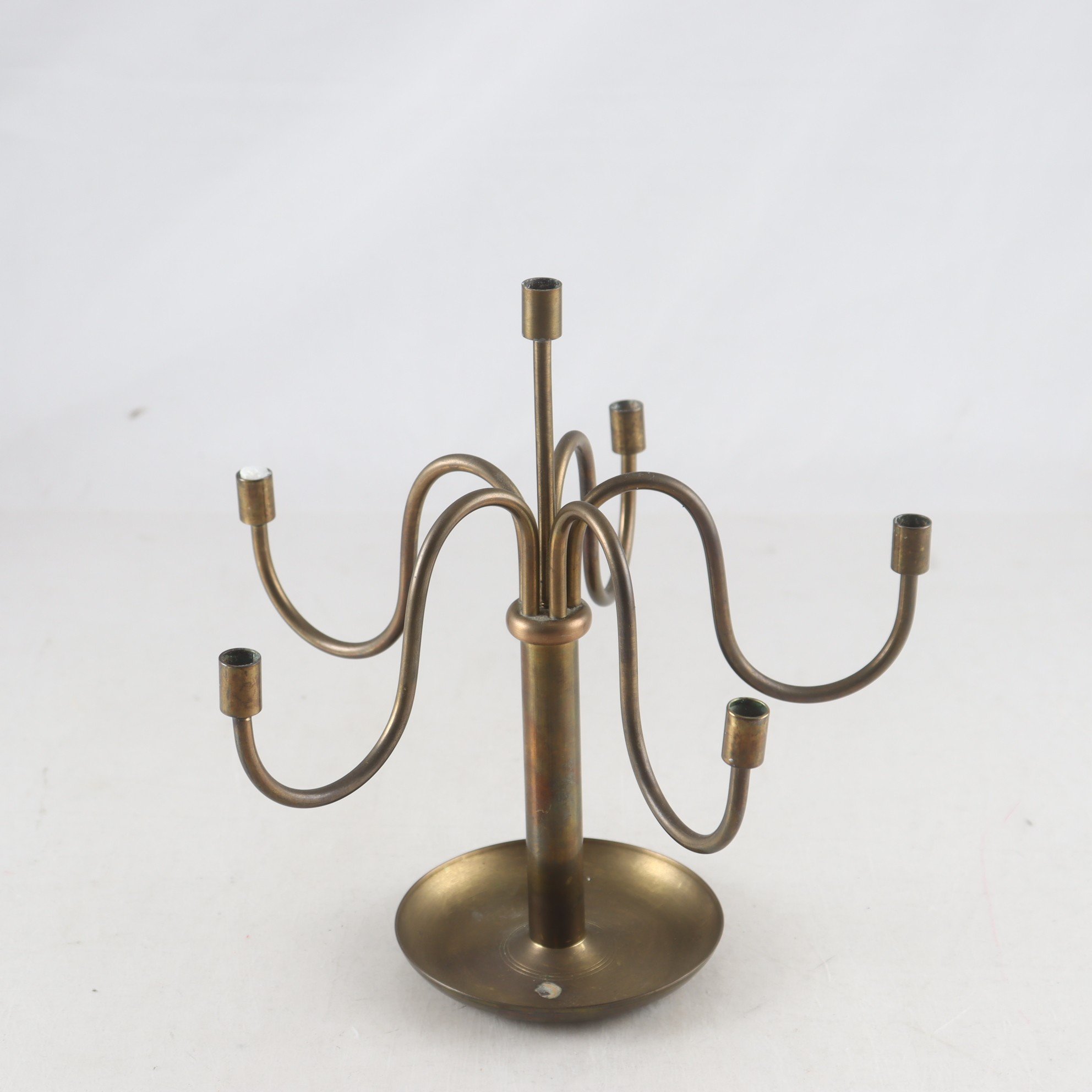 Kandelaber, mässing, 1900-talets mitt