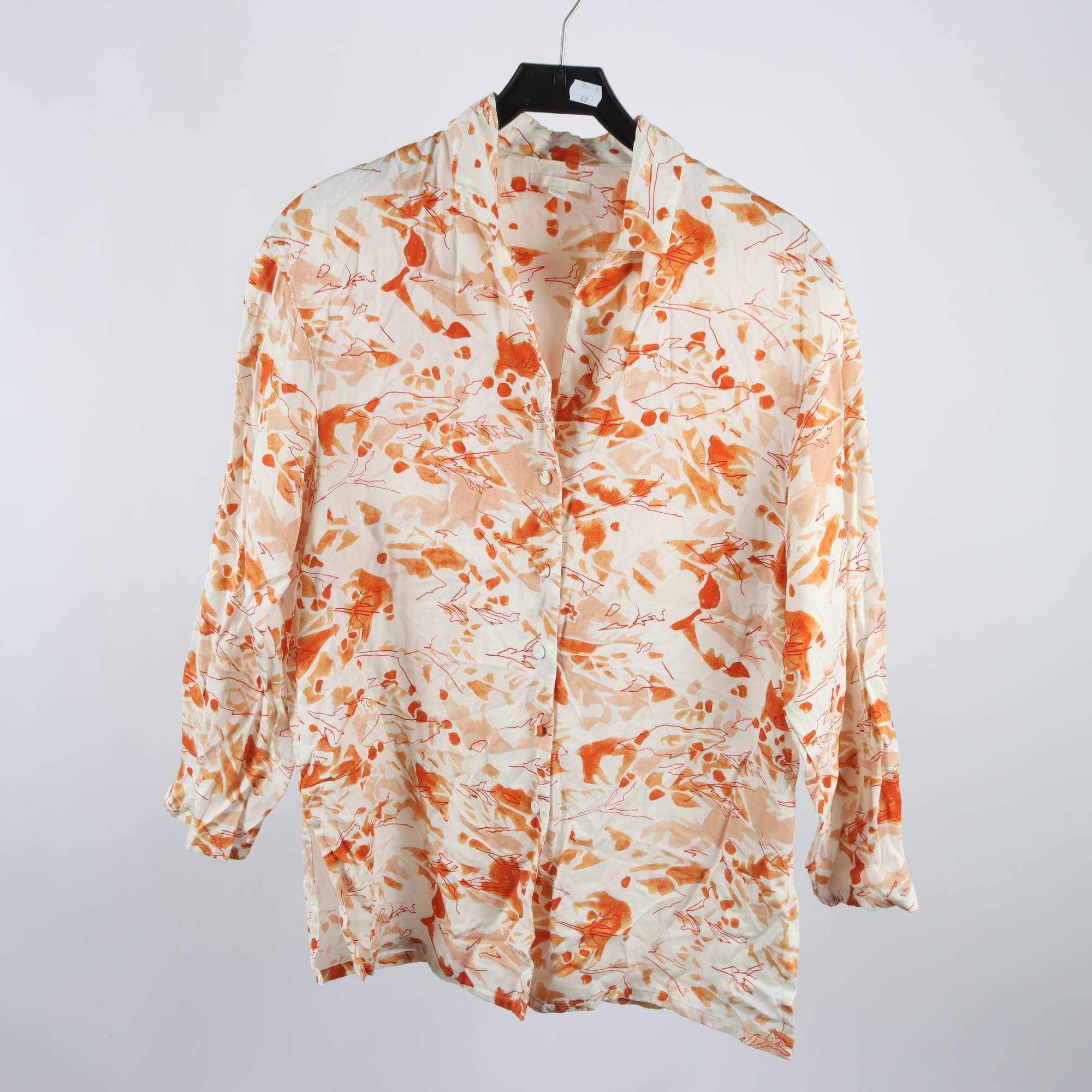 Blus, COS, mönstrad, stl. 36