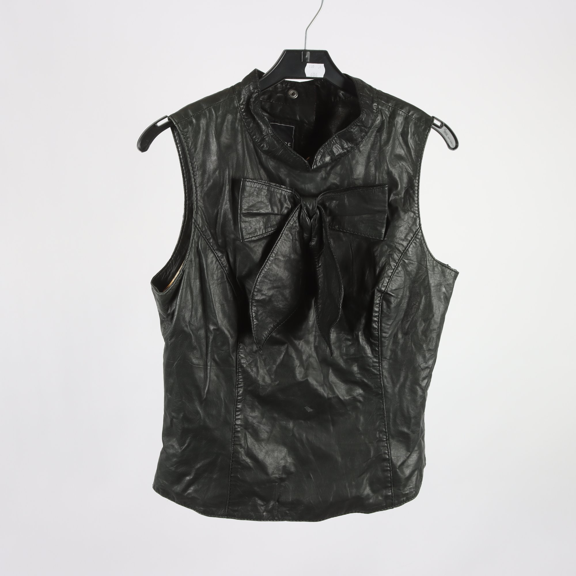 Linne, Onstage, svart, skinn, stl. 36.