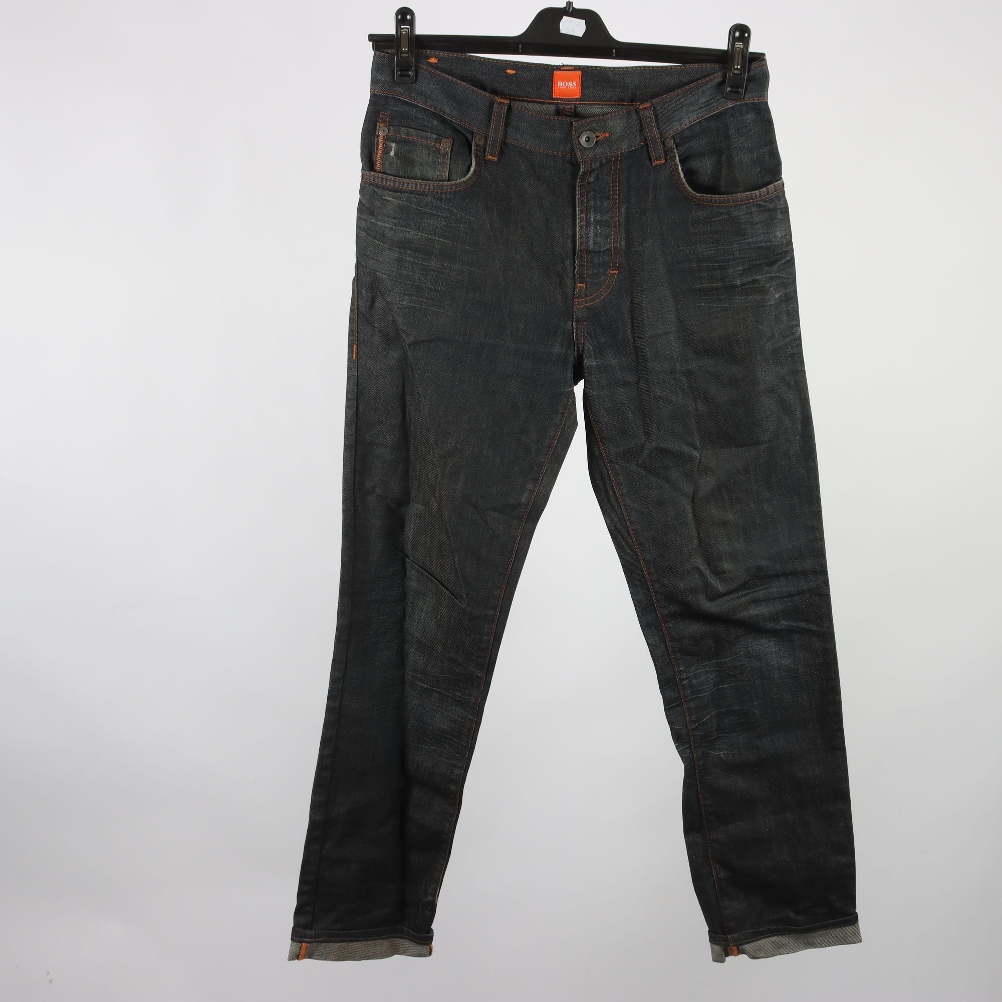 Jeans, Hugo Boss, blå, stl. 31/34.