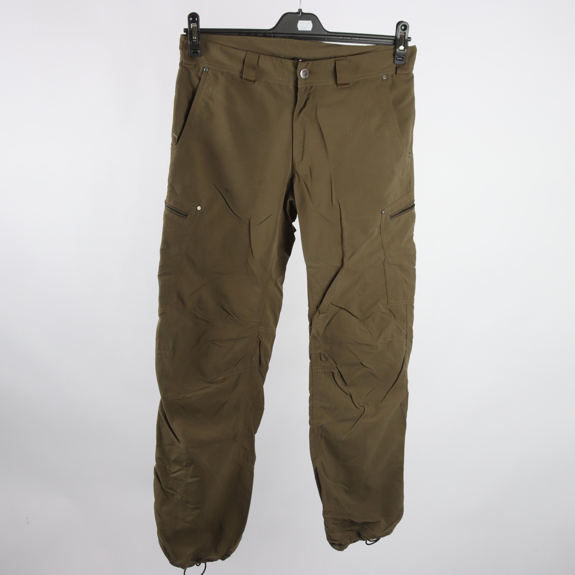 Friluftsbyxor, Haglöfs, grön/beige, stl. S.