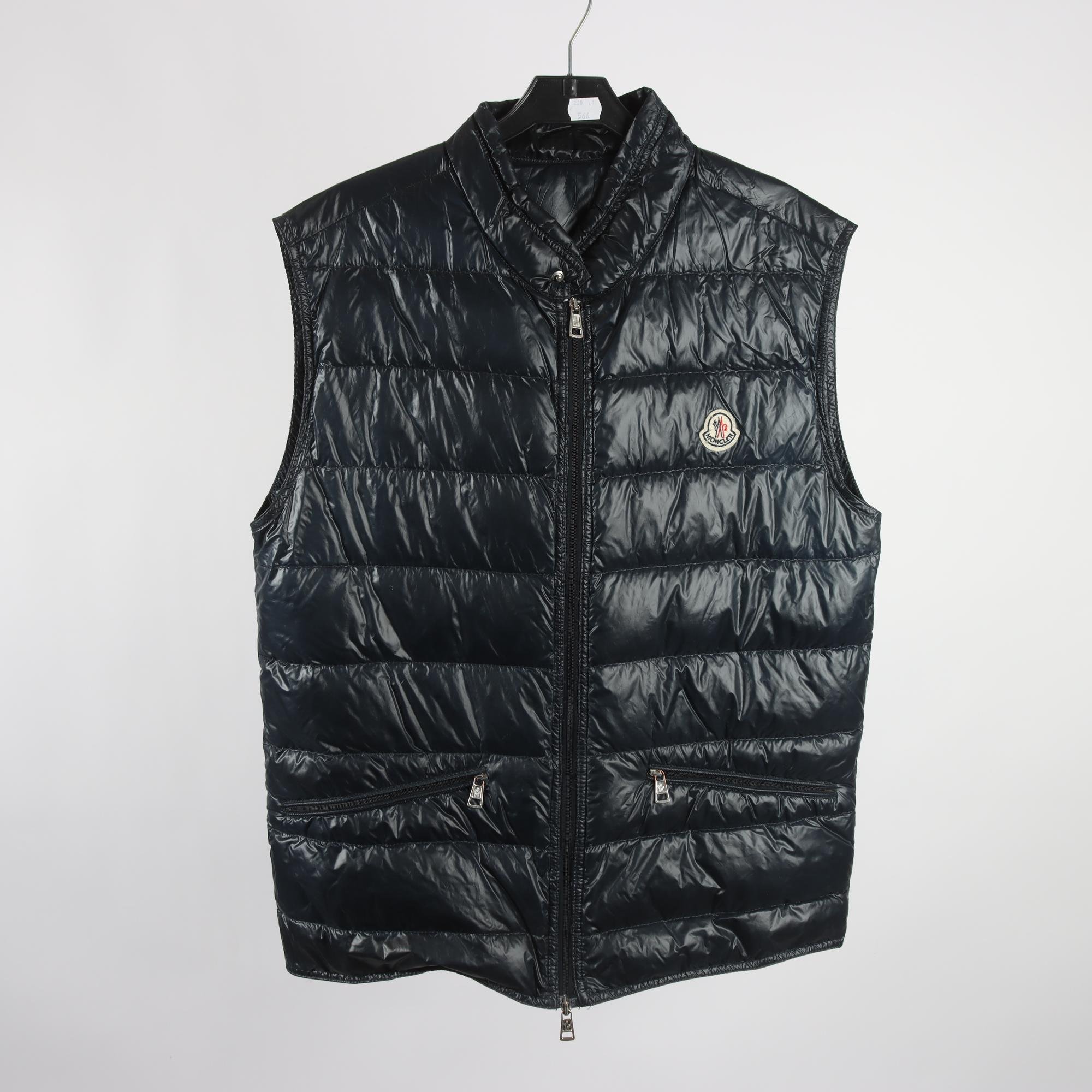 Dunväst, Moncler, blå, stl. 4