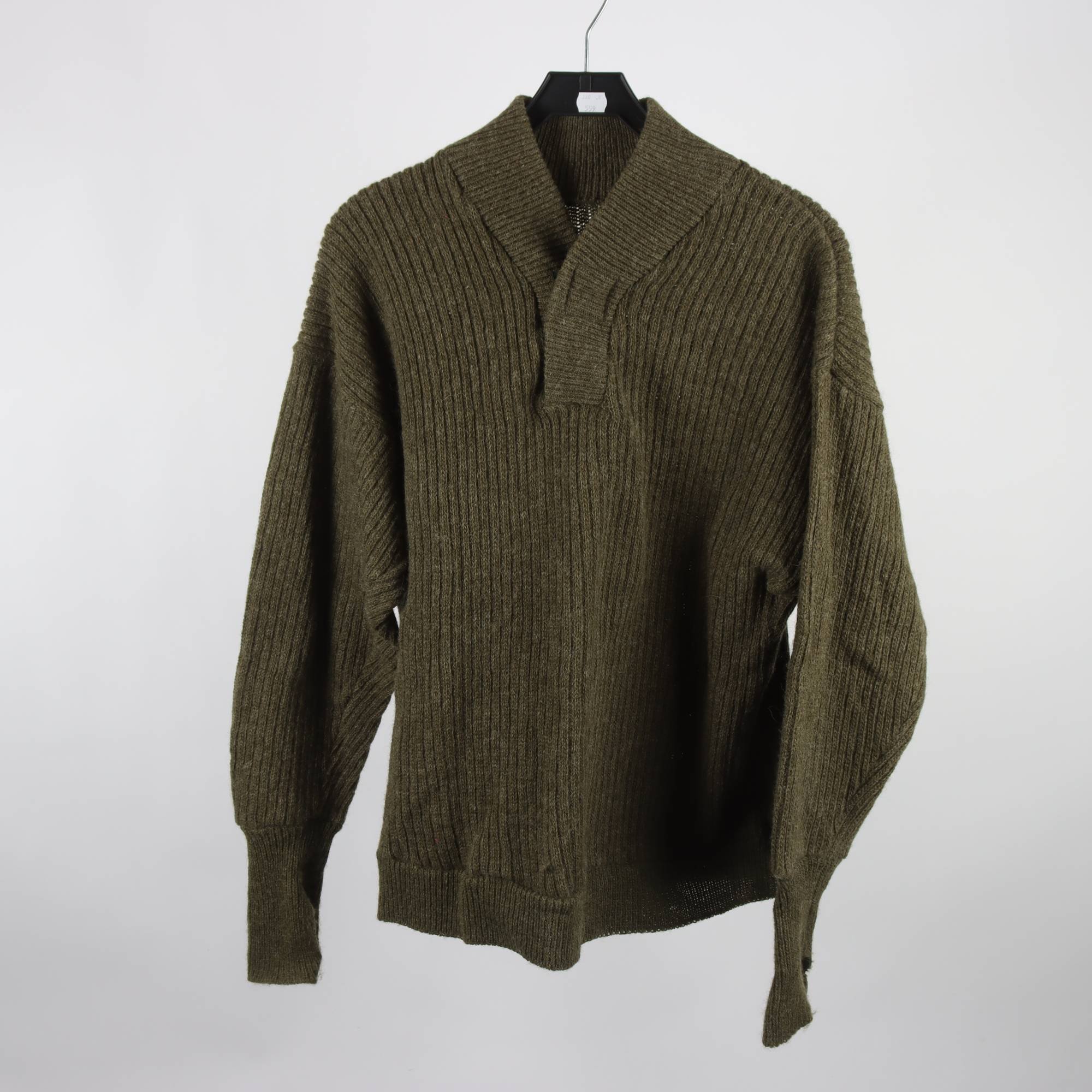 Tröja, Okänd, grön, ull, retro, stl. M.