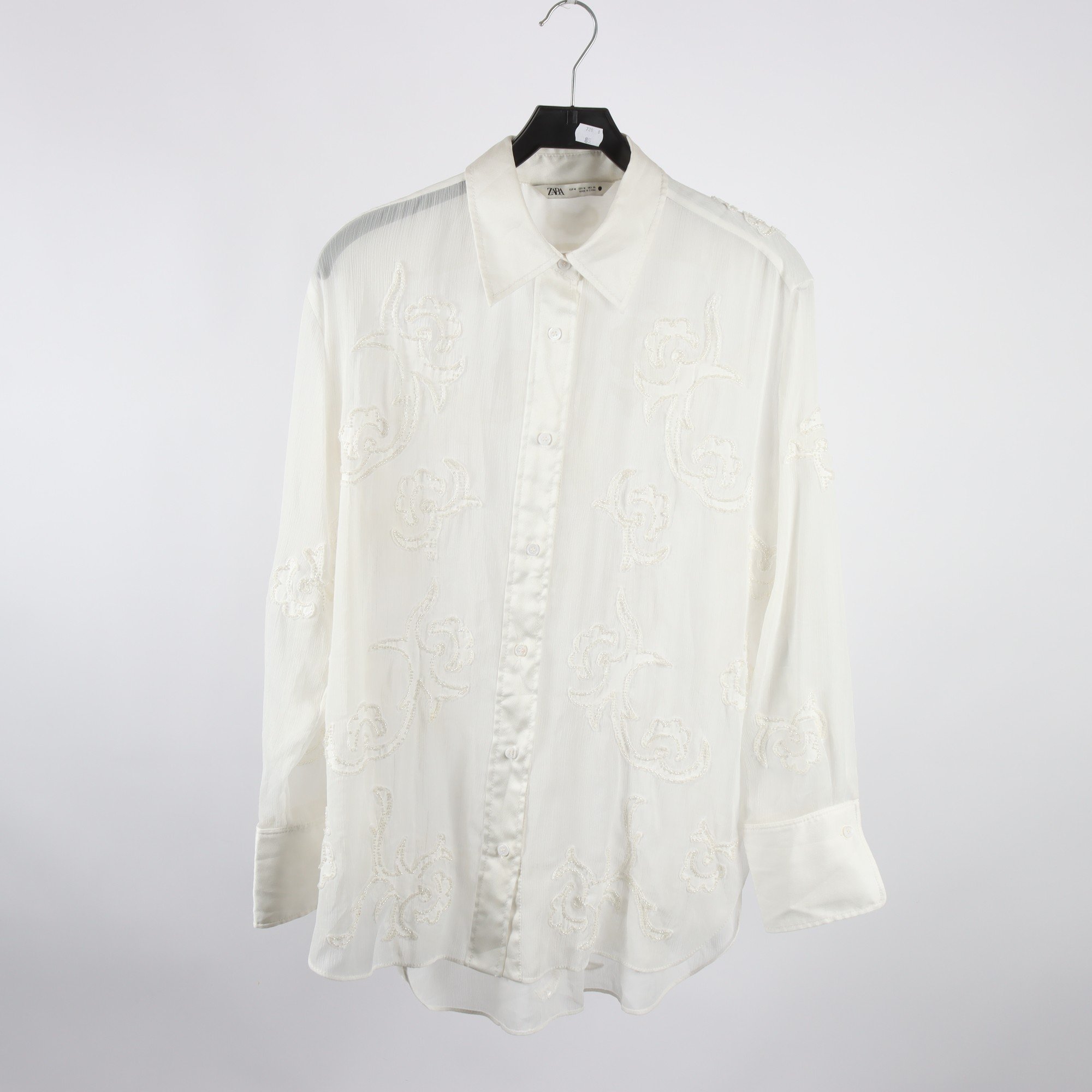 Blus, Zara, vit, stl. M