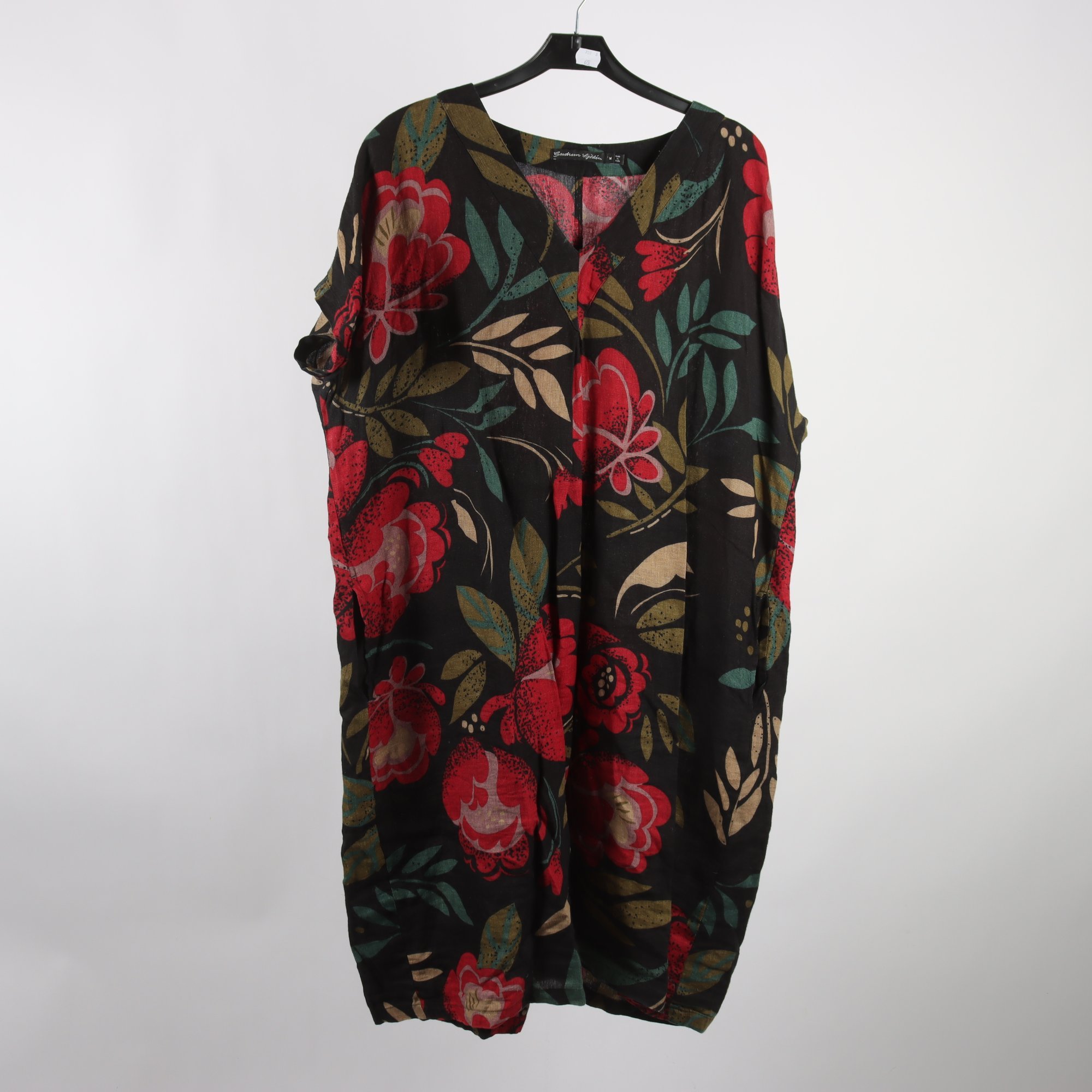 Klänning, Gudrun Sjödèn, svart, mönstrad, st. M