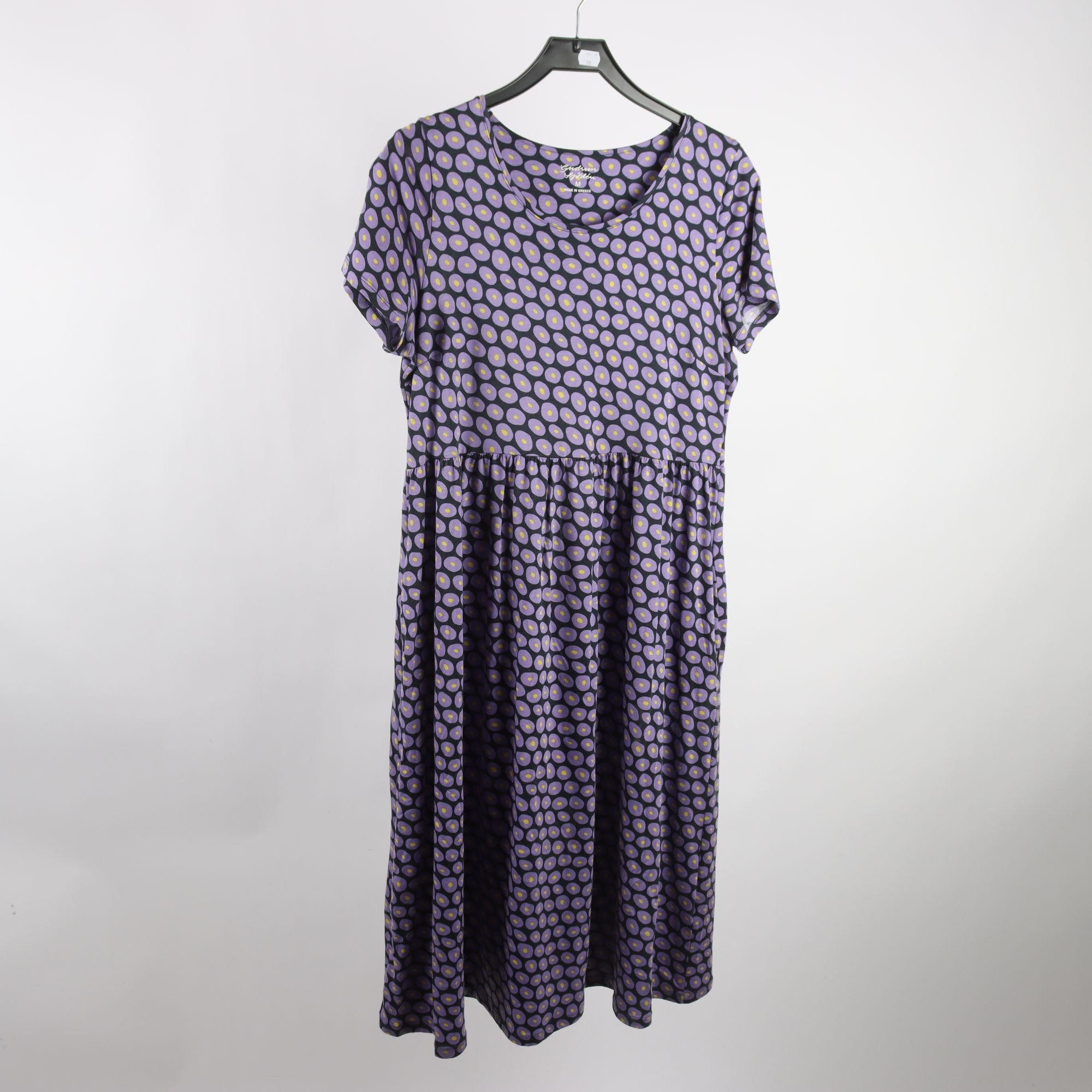 Klänning, Gudrun Sjödèn,blå, lila, mönstrad, stl. M