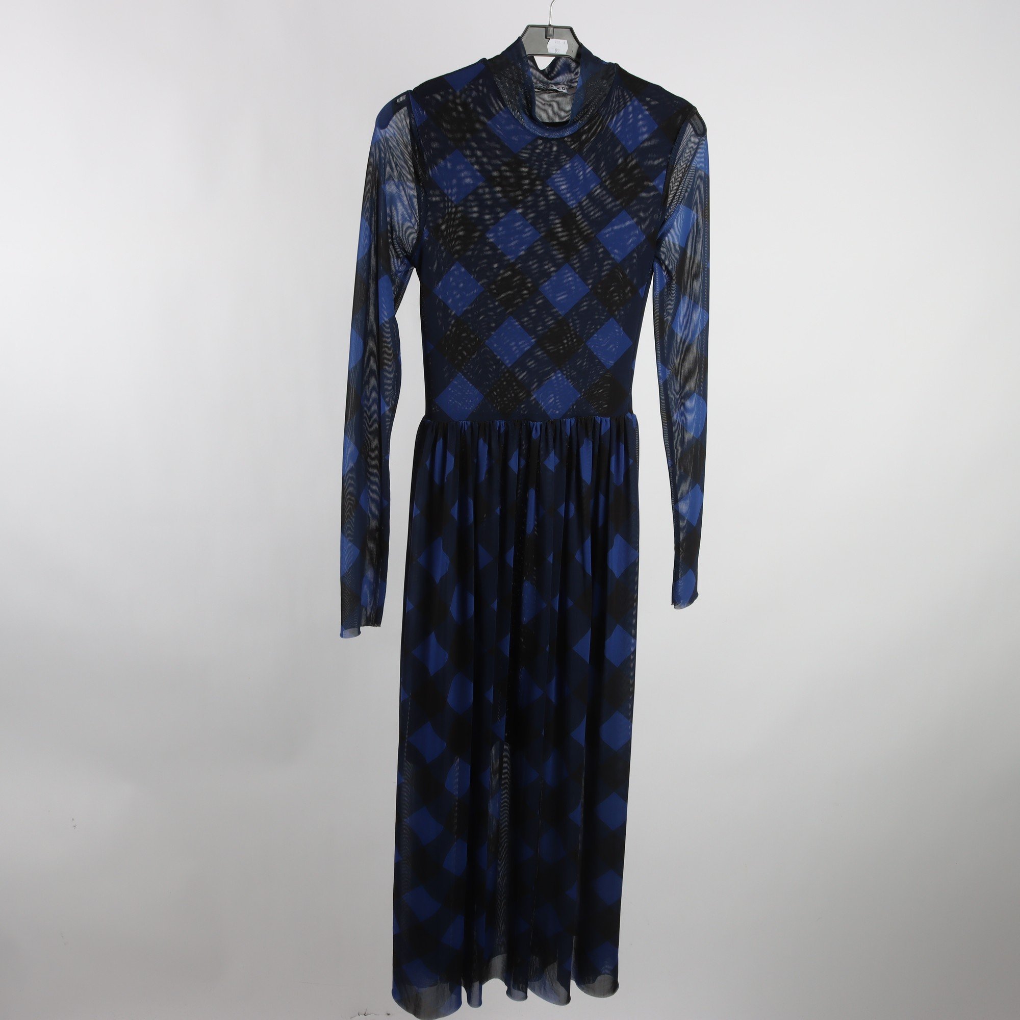 Klänning, NA-KD, blå, mönstrad, stl. S