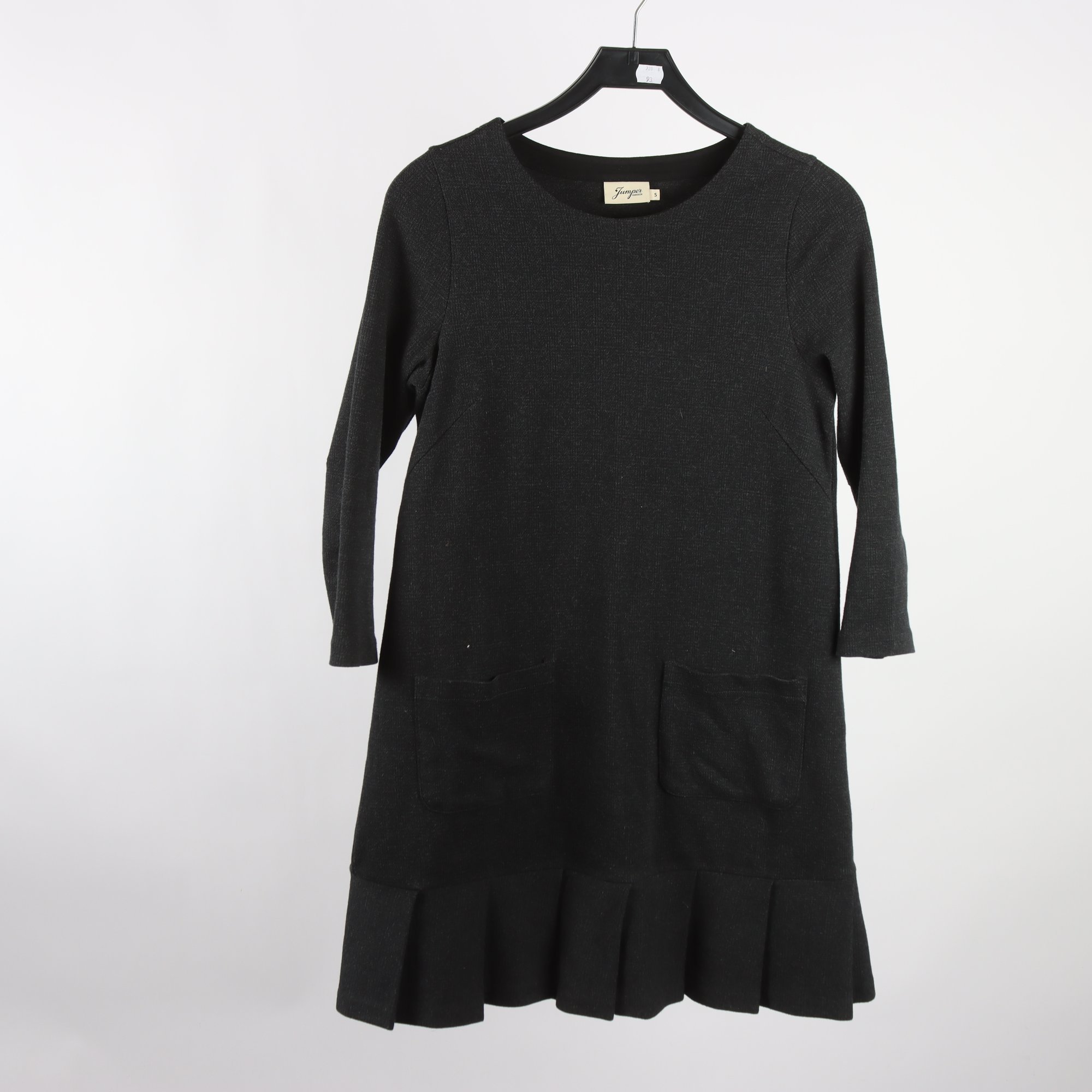 Klänning, Jumperfabriken, gråsvart, stl. S