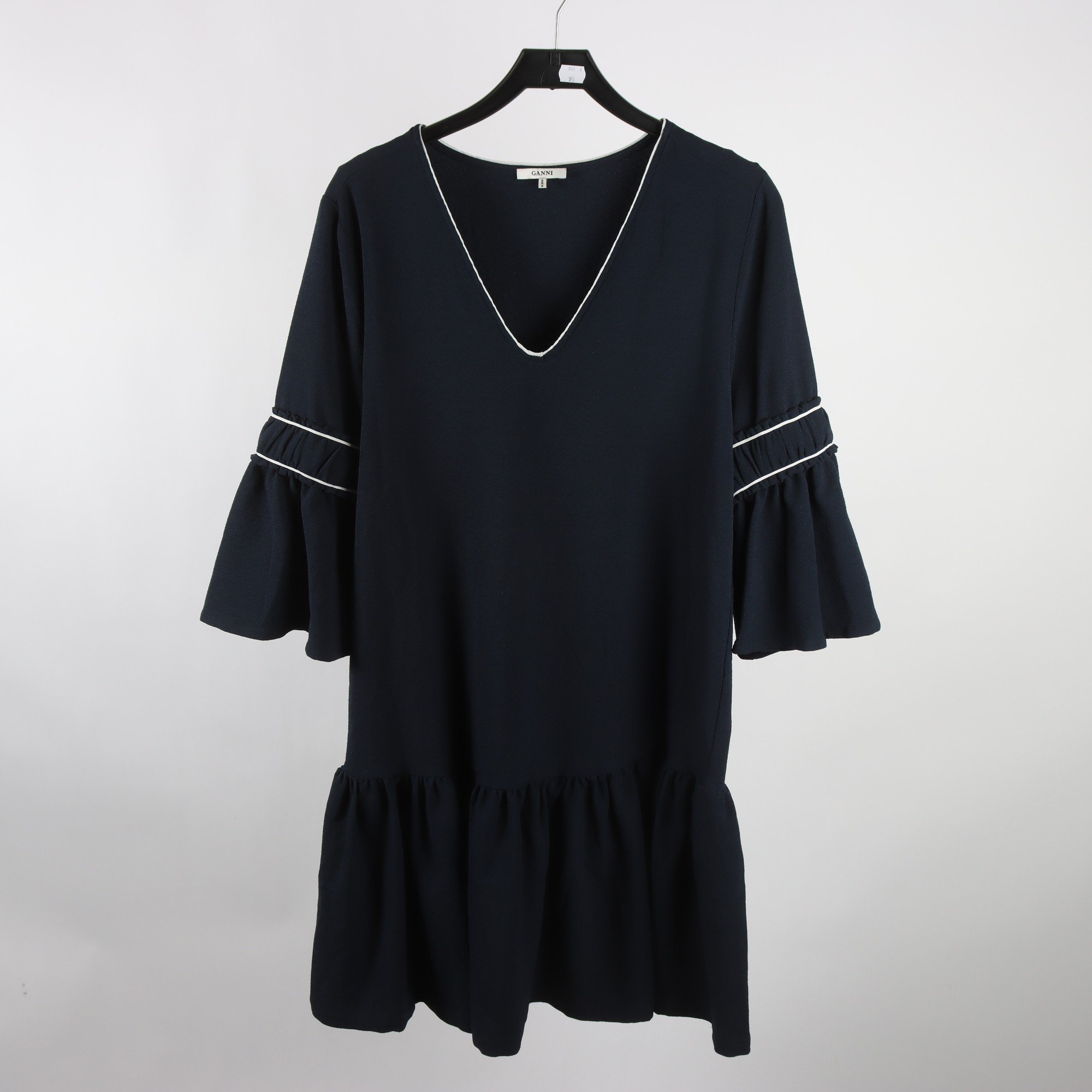 Klänning, Ganni, blå, stl. 40