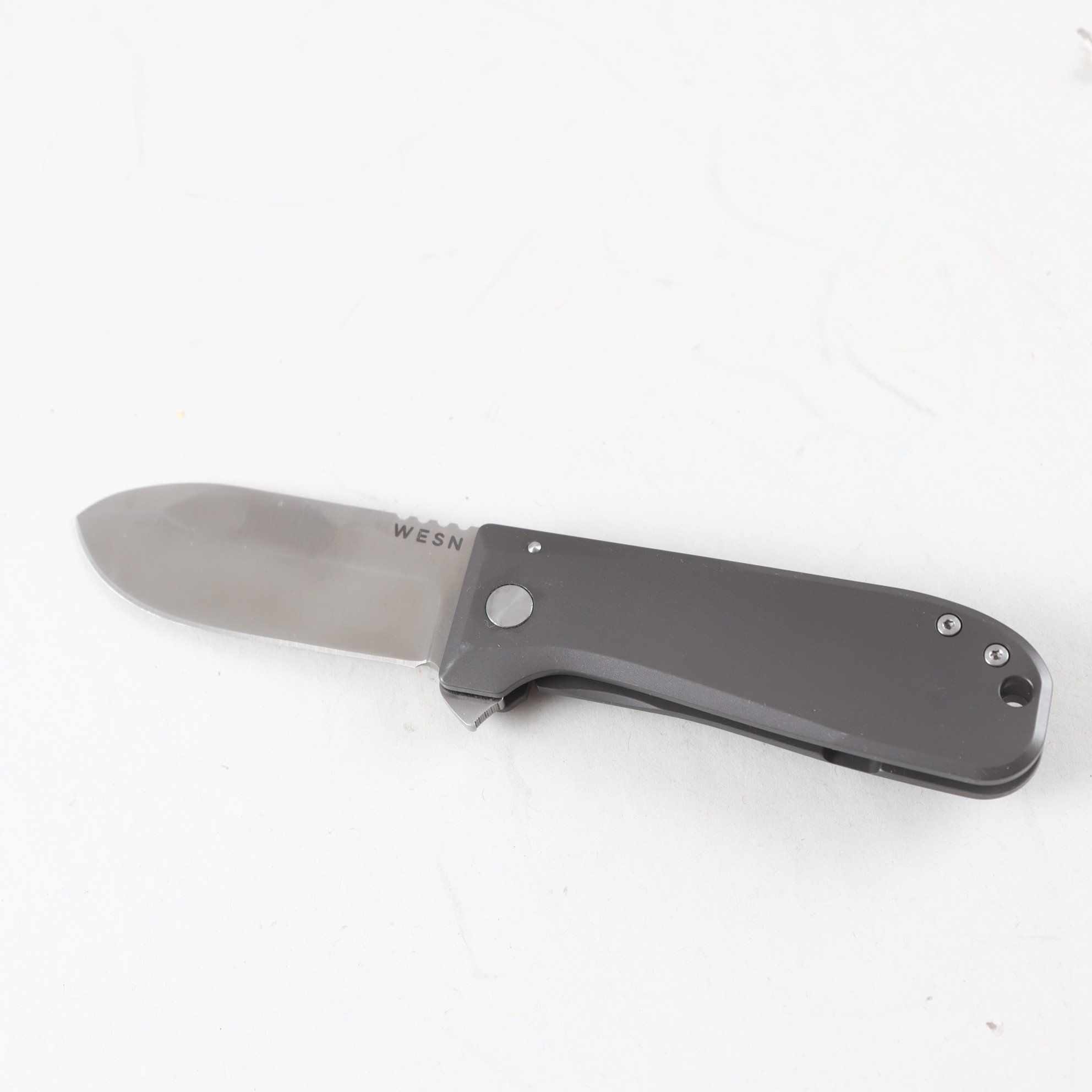 WESN, titanium pocketknife