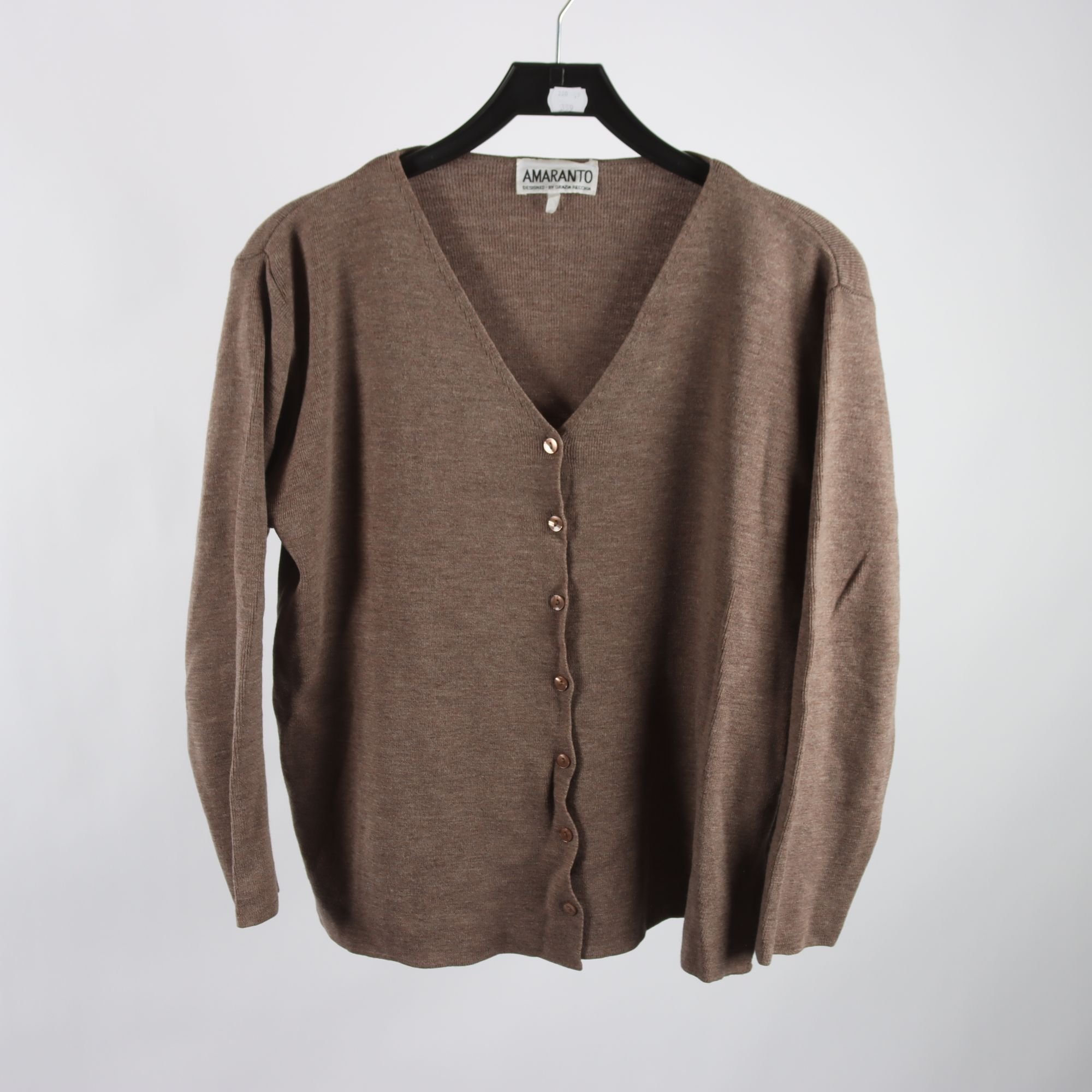 Kofta, Amaranto, beige, ull, stl. ca. M.