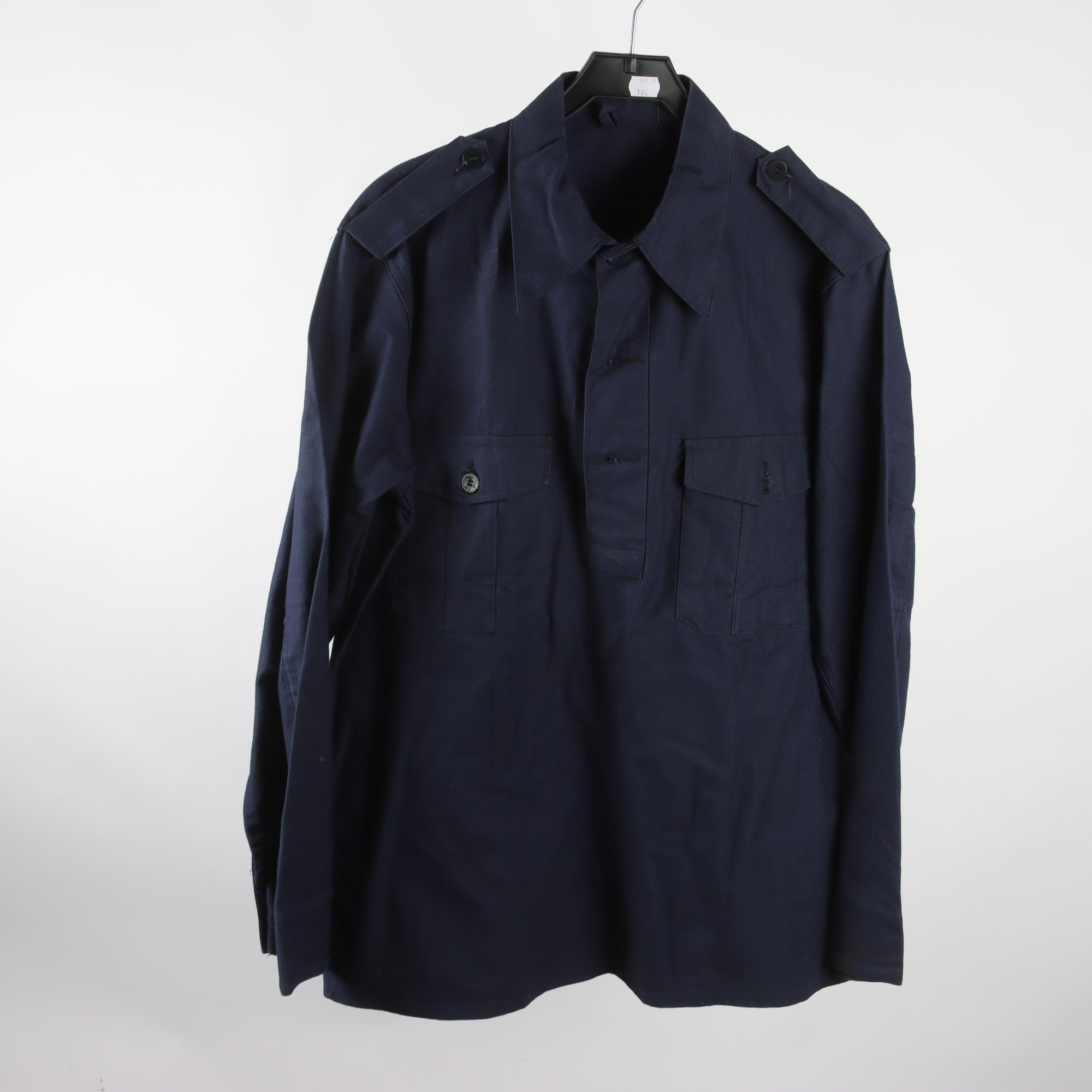 Skjorta, Sanfor Wäferibolaget, blå, stl. ca. M.