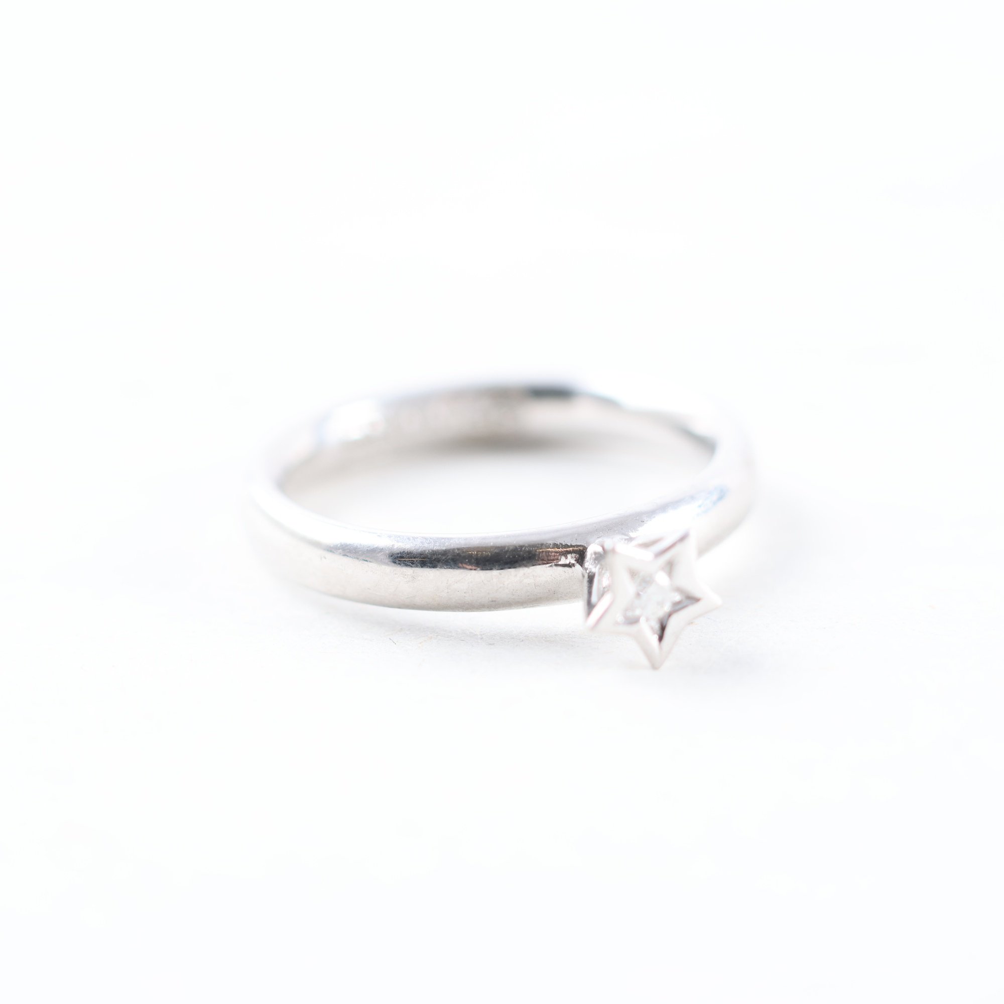 Ring, silver, slipad sten, brv: 2.7g