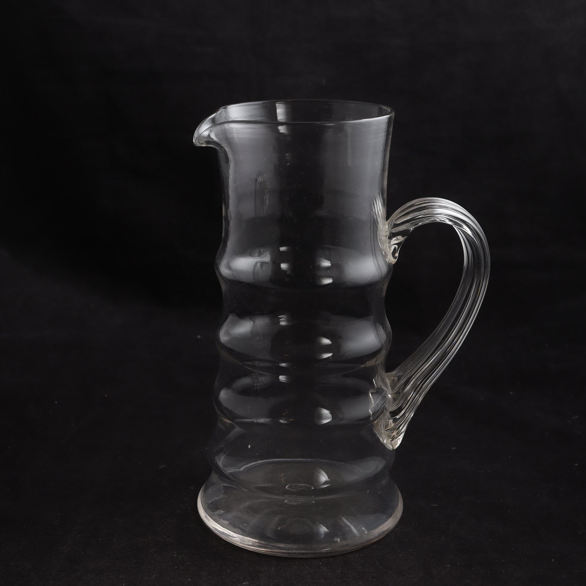 Karaff, glas, munblåst, vintage. Samfraktas ej