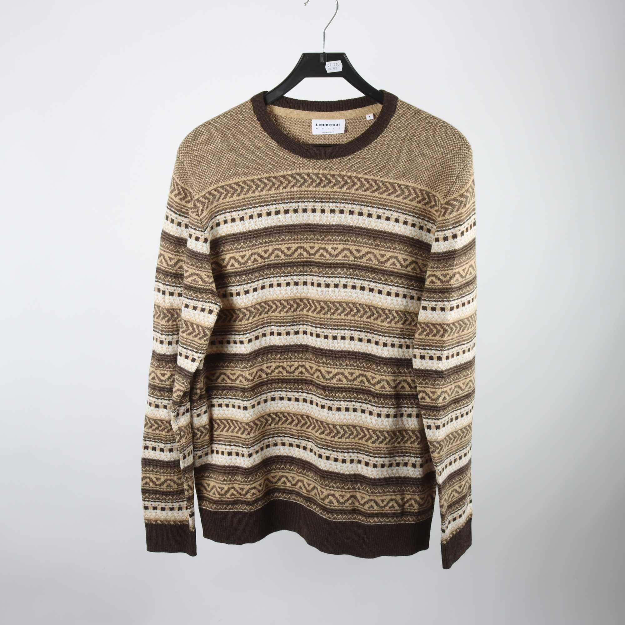 Stickad tröja, Lindbergh White, stl. L