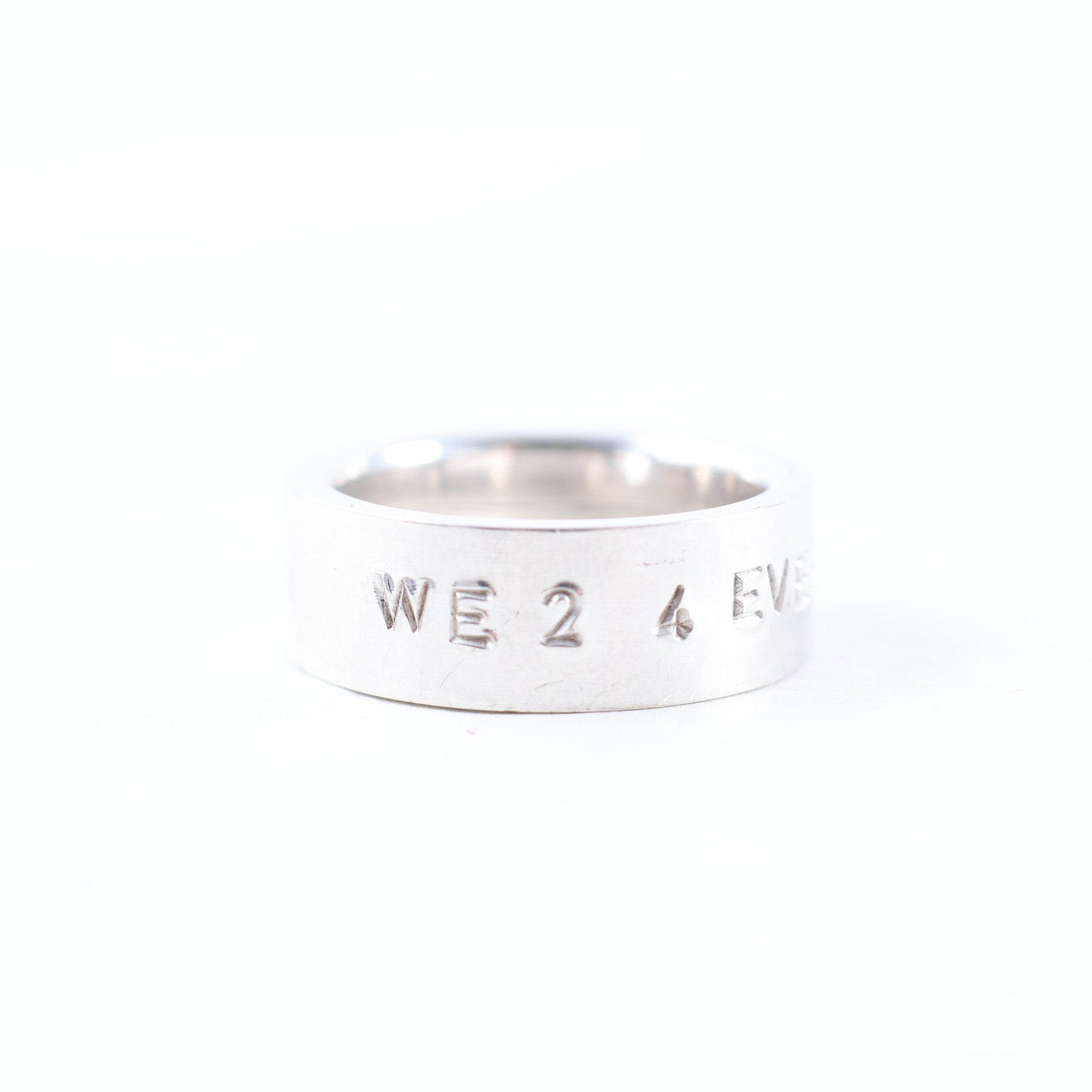 Ring, silver, We 2 4 Ever, vikt: 11.9g