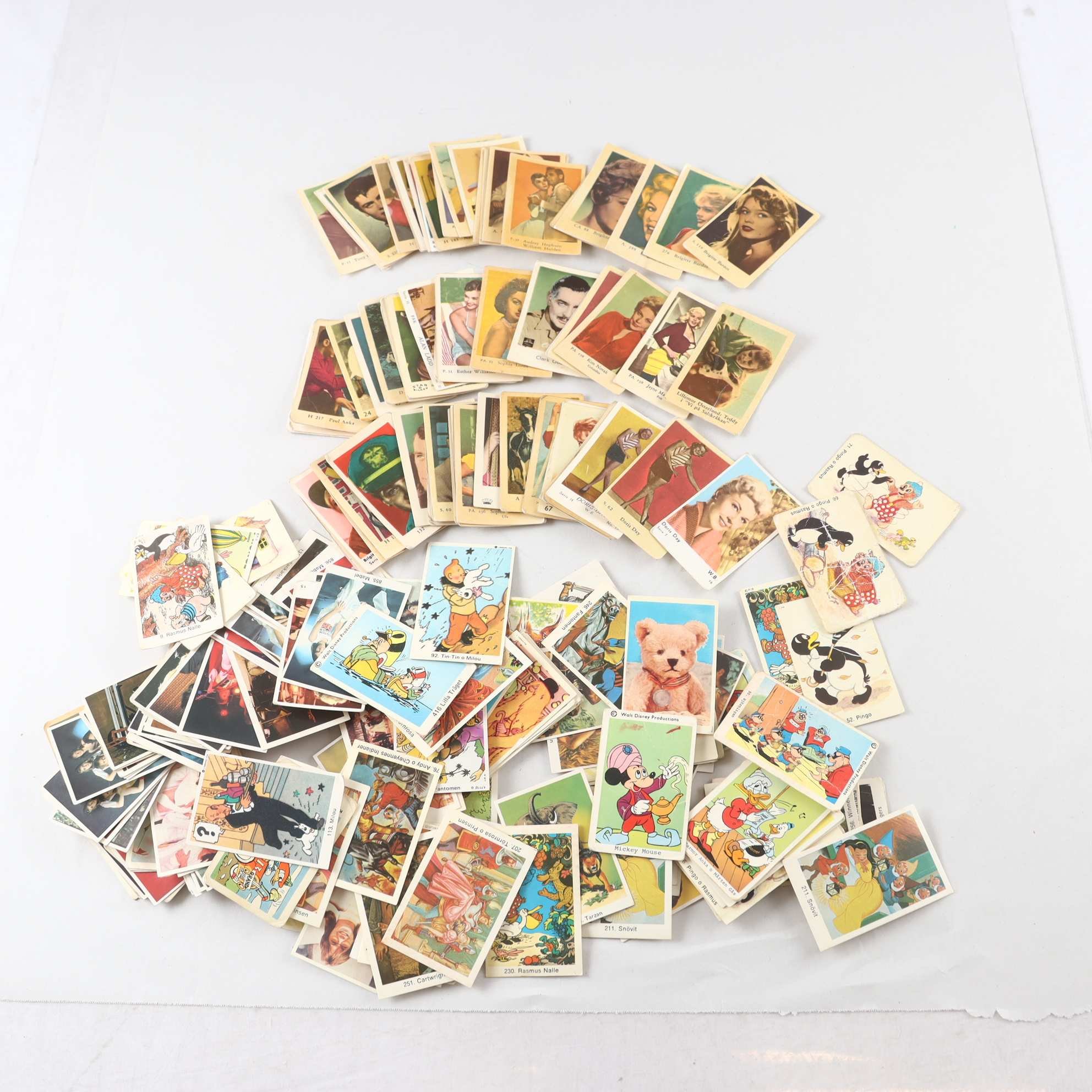 Kort, Filmkort etc, blandat, vintage.