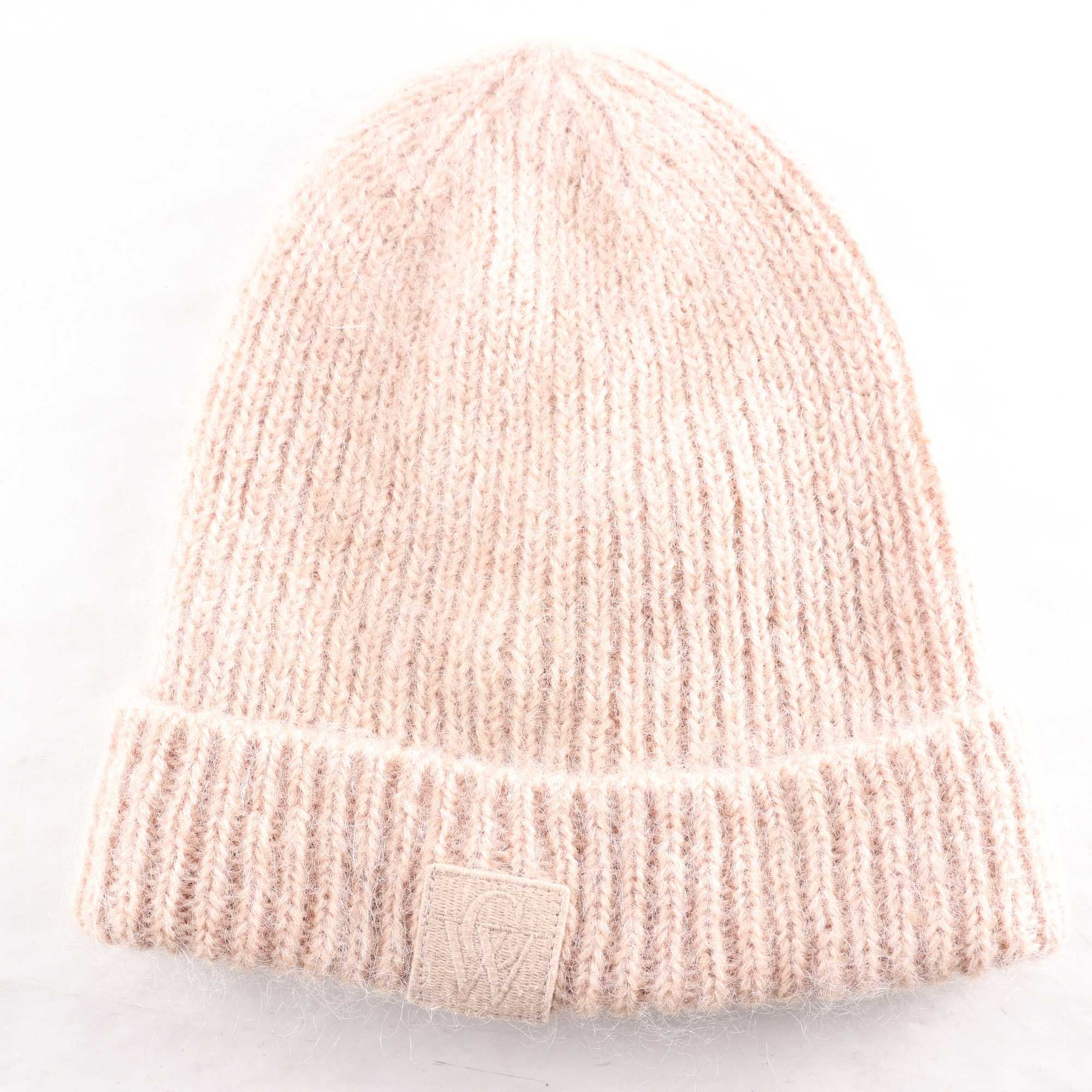 Mössa, Carin Wester, beige, ull, mohair.