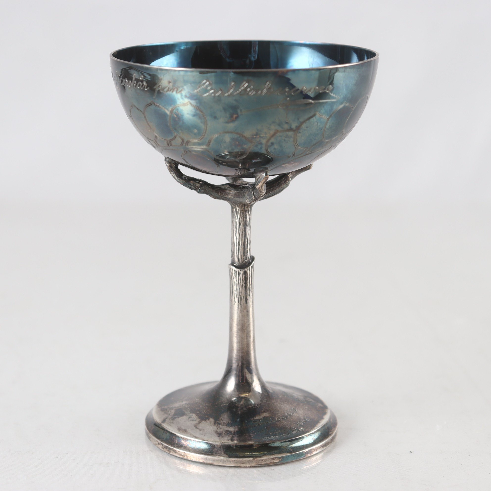 Silverpokal, Kontrollstämplad MGAB kattfot S I10.