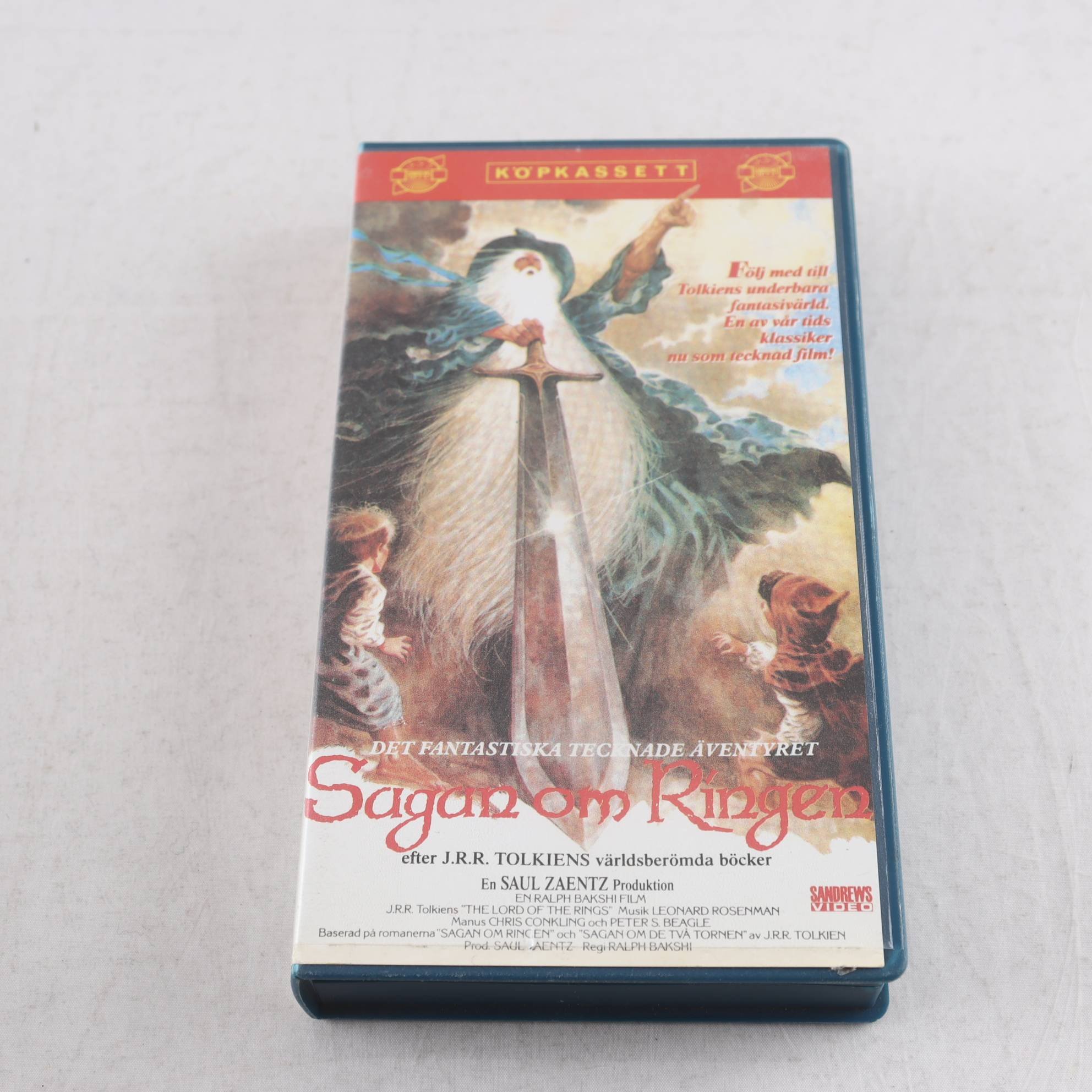VHS, Sagan om Ringen, tecknad 1978