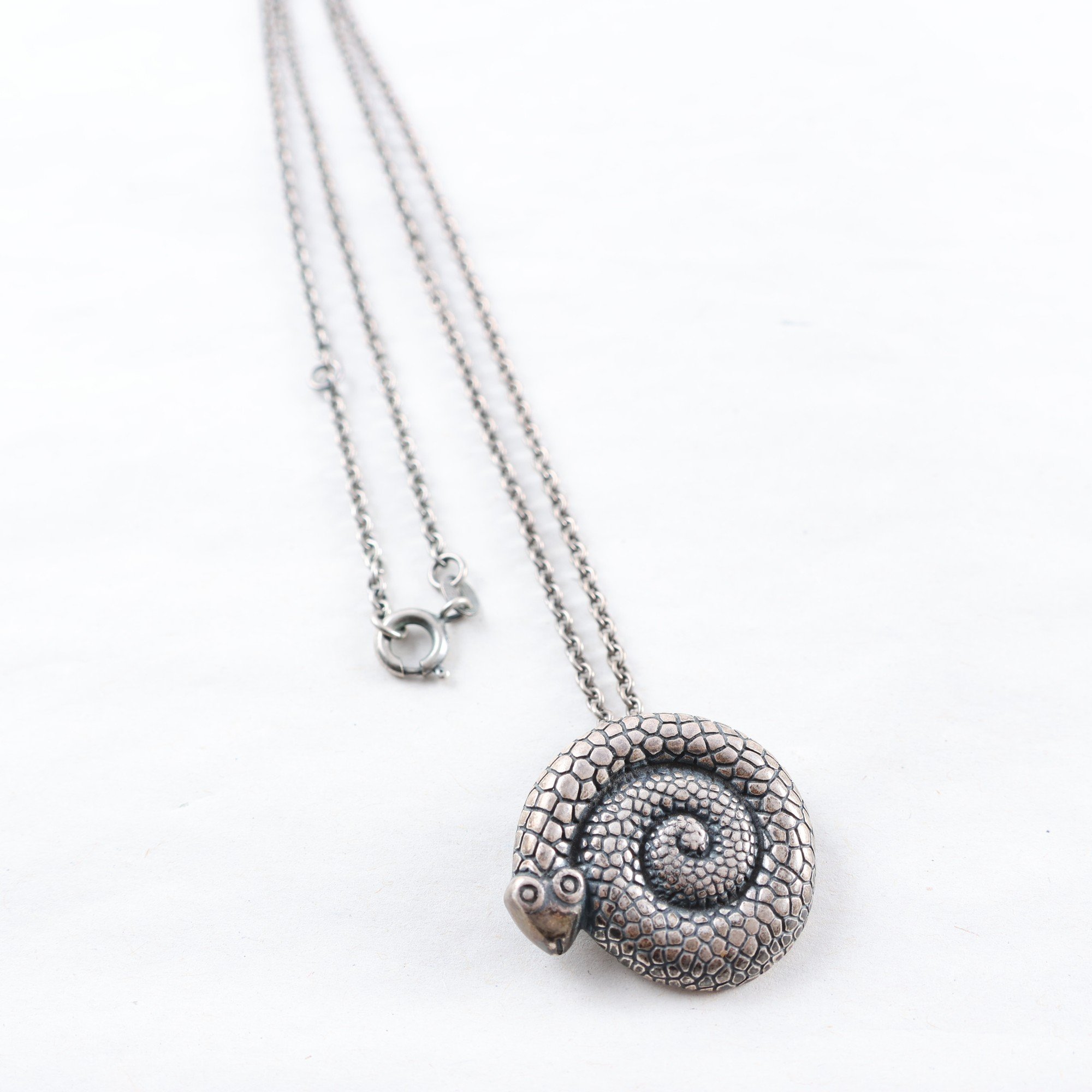 Halsband & hänge, silver, brv: 12.7g