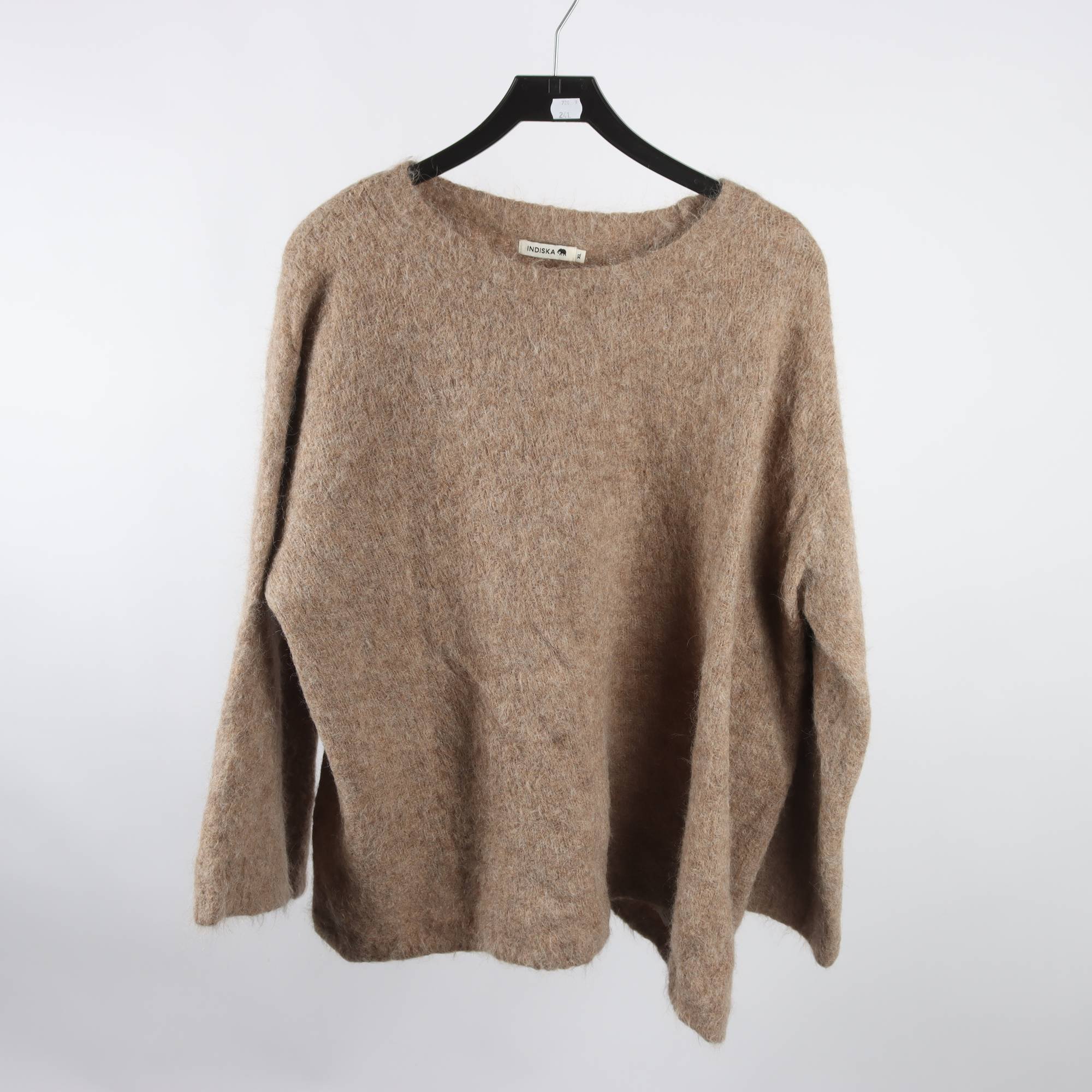 Tröja, Indiska, beige, alpaca, stl. XL.