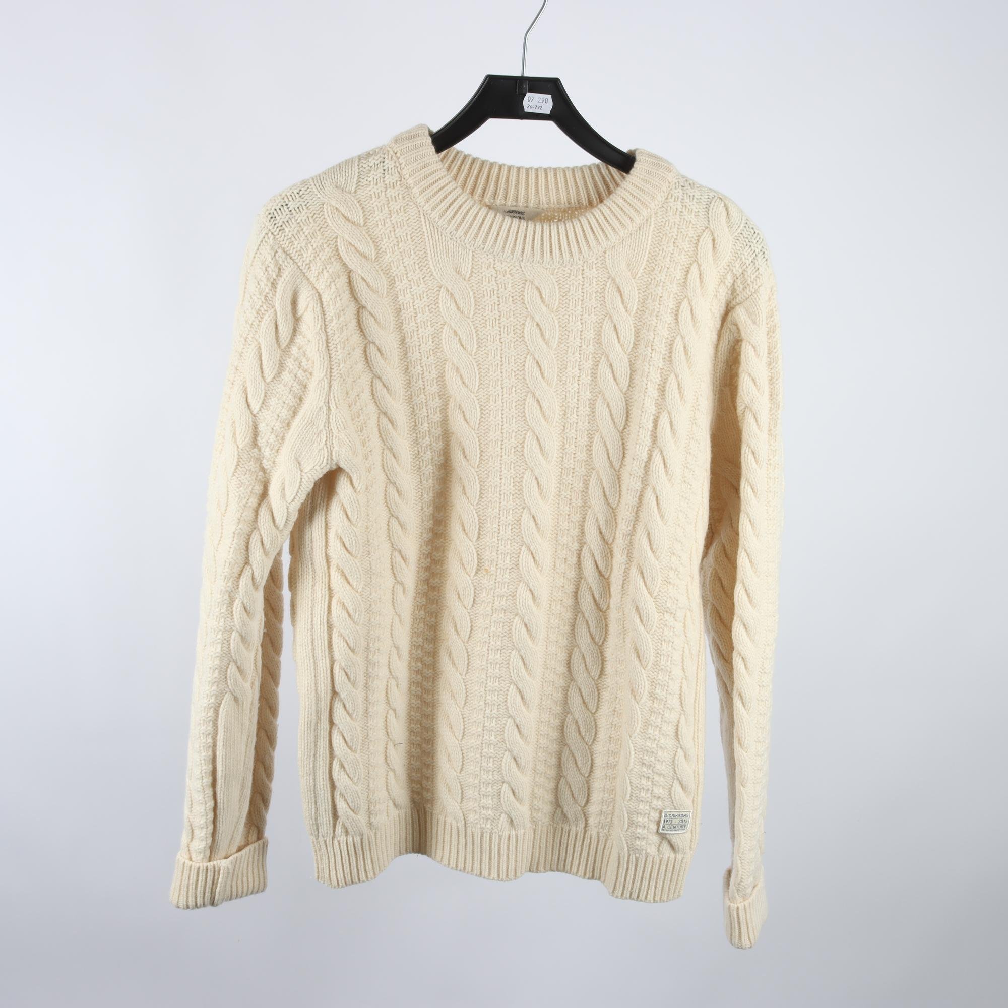 Stickad tröja, Didriksons, stl. M