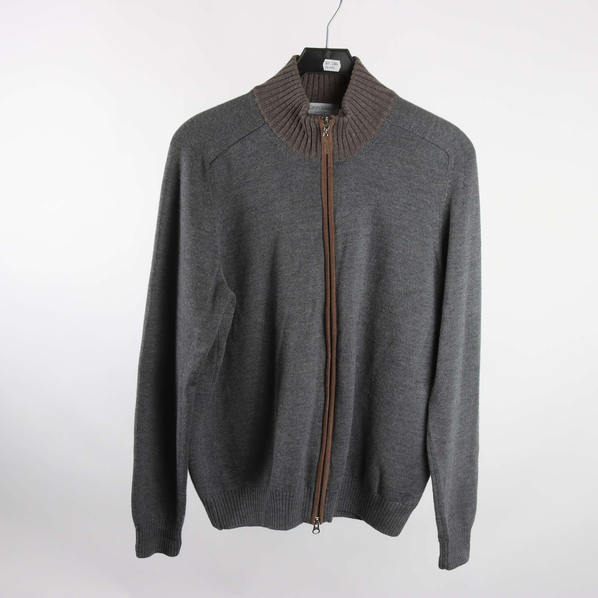 Stickad tröja, Gran Sasso, 100% ull, stl. 52
