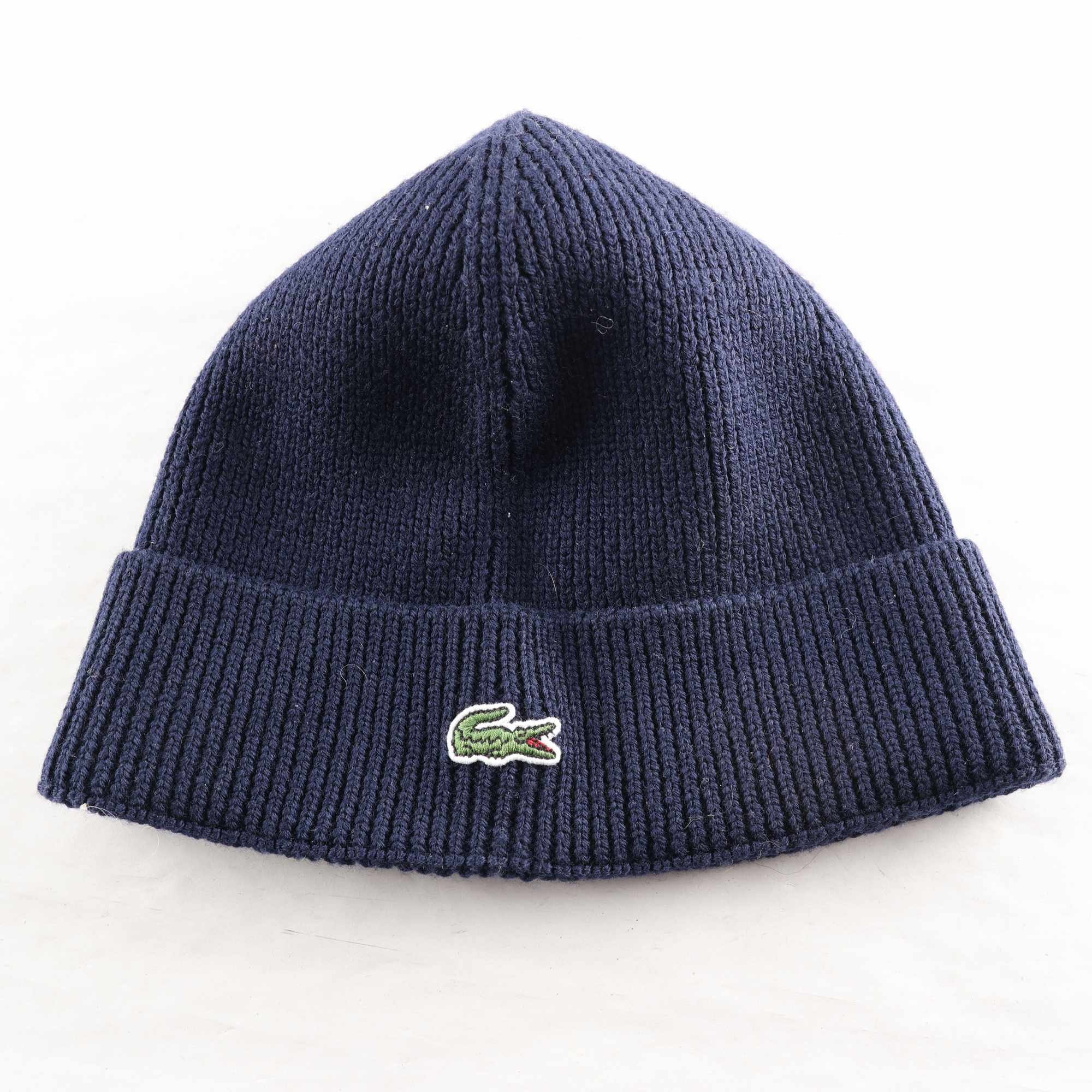 Mössa, Lacoste, blå, 100% ull,