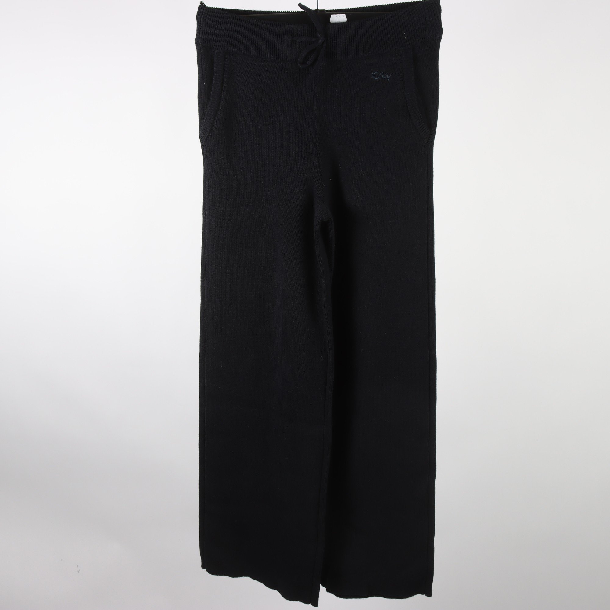 Byxor, ICIW, blå, stickade, stl. 36.